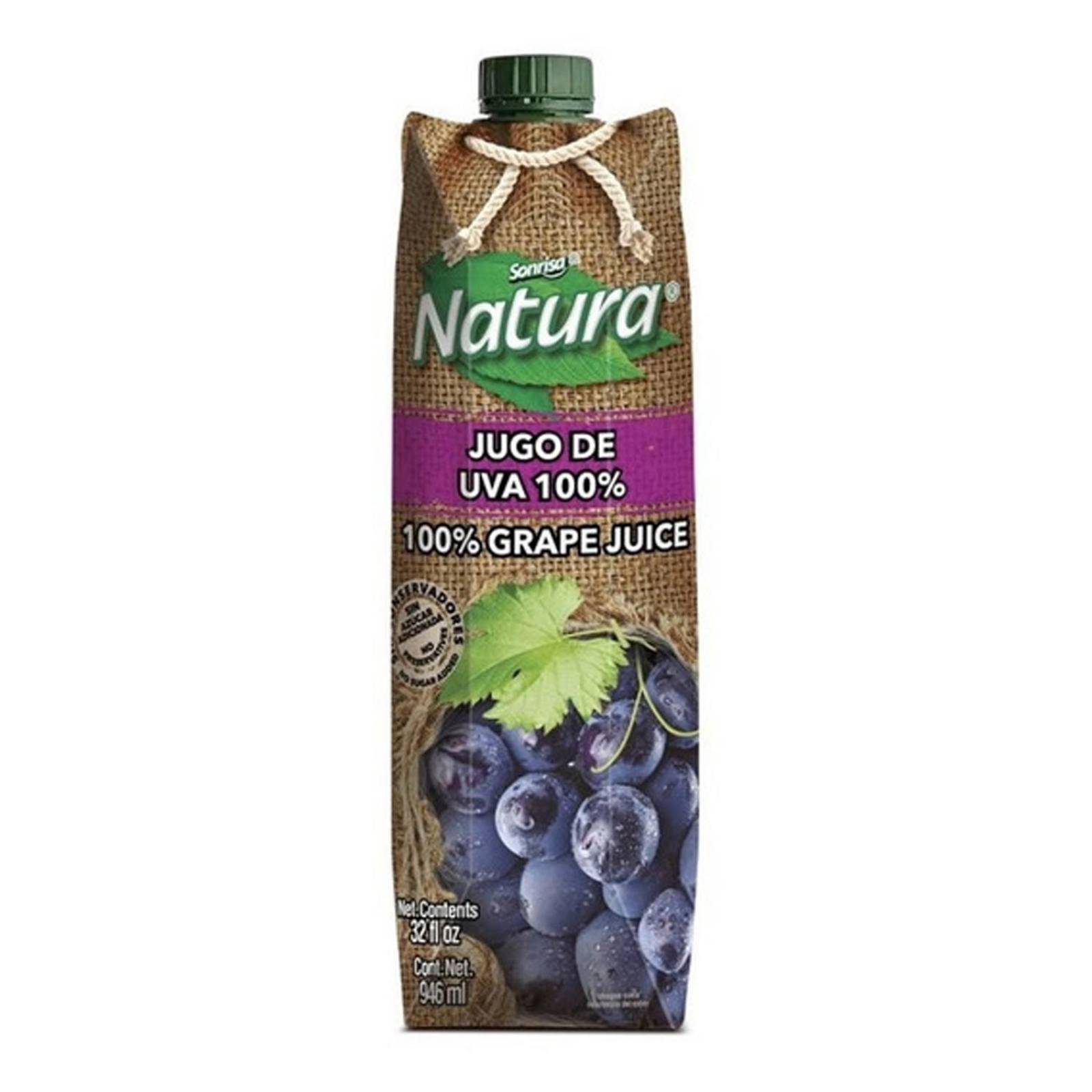 Jugo Sonrisa Natura Uva 946 ml