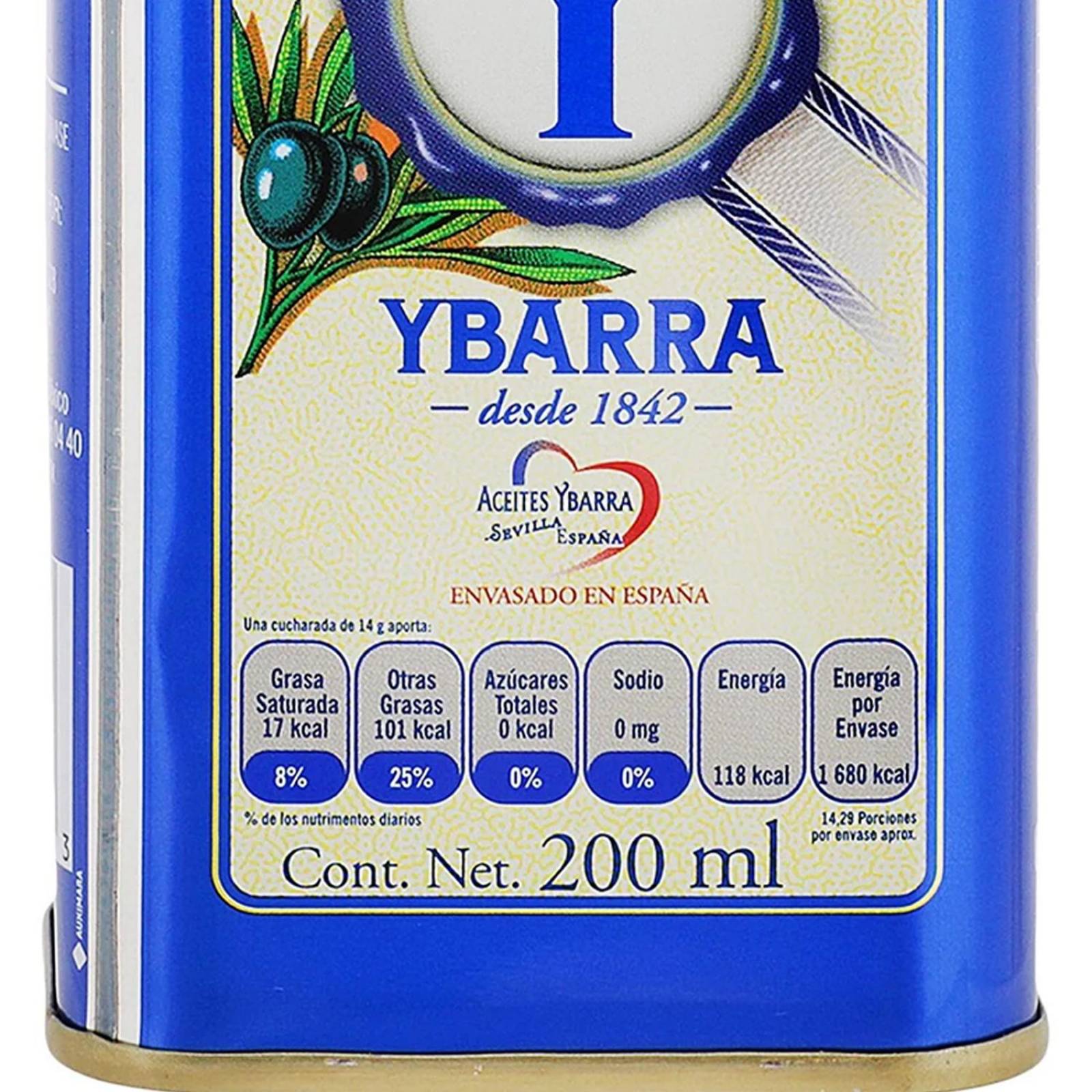 Aceite de Oliva Ybarra 200 ml
