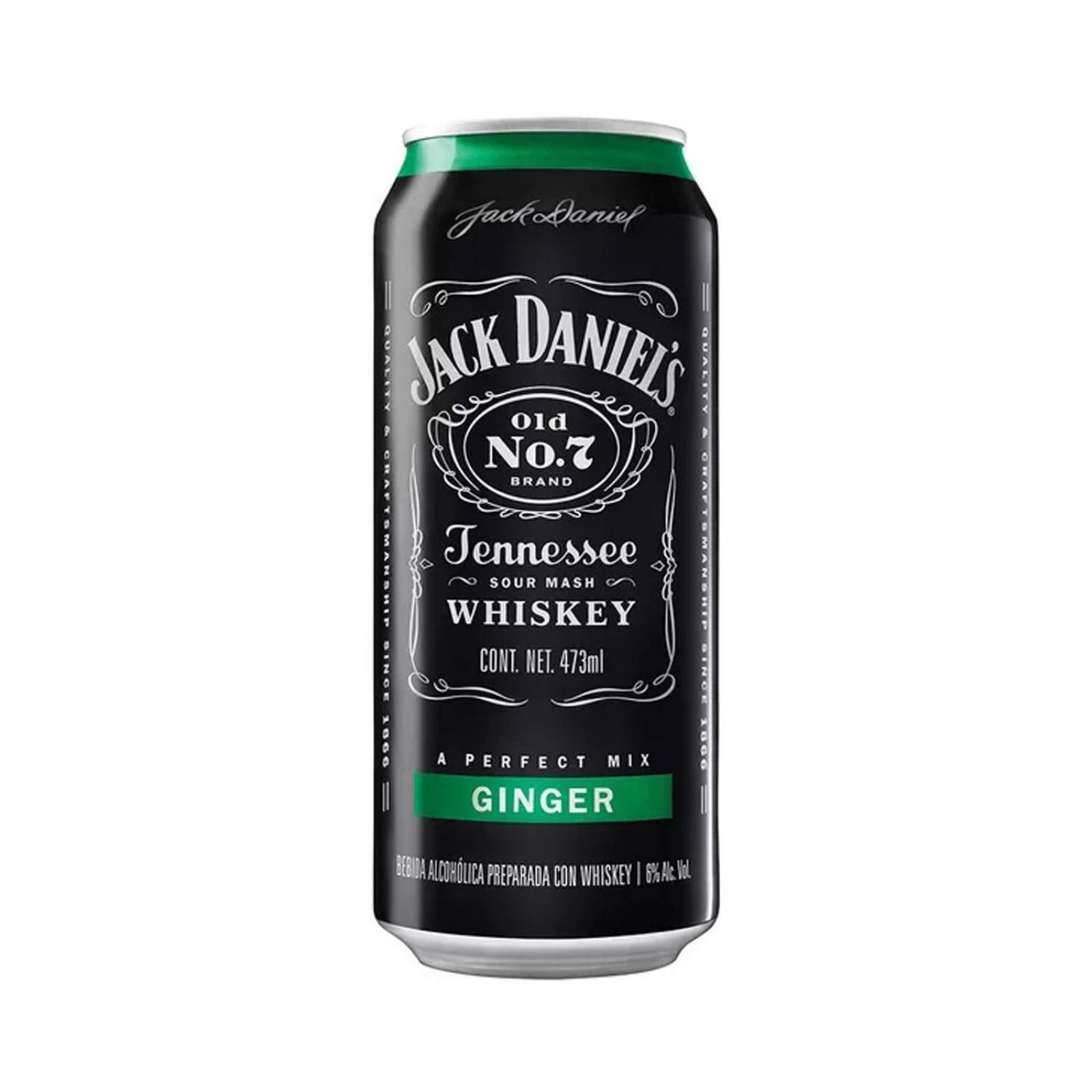 Bebida Preparada Jack Daniels Ginger 473 ml 