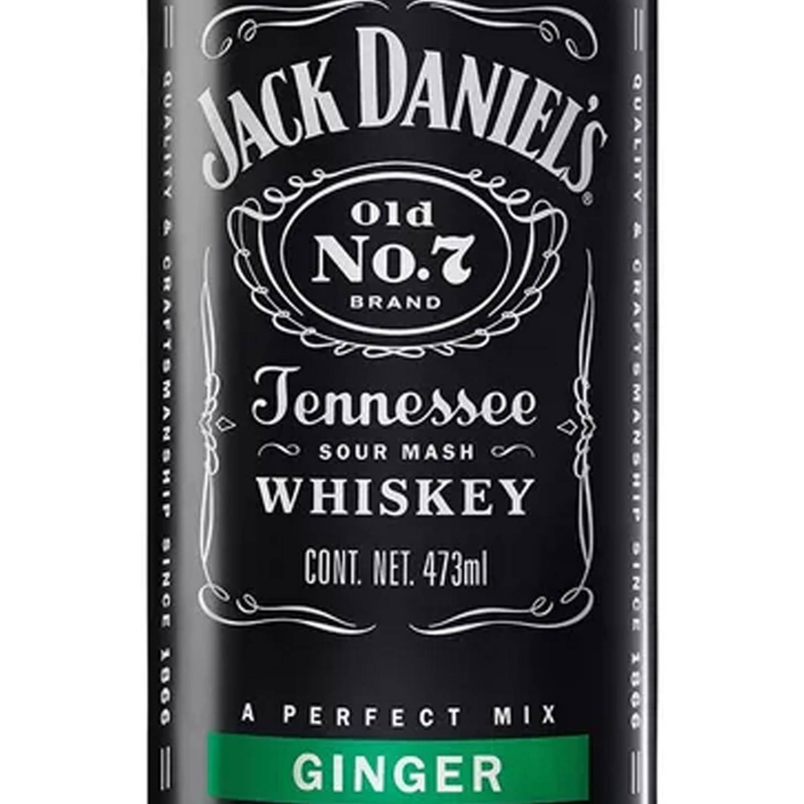 Bebida Preparada Jack Daniels Ginger 473 ml 