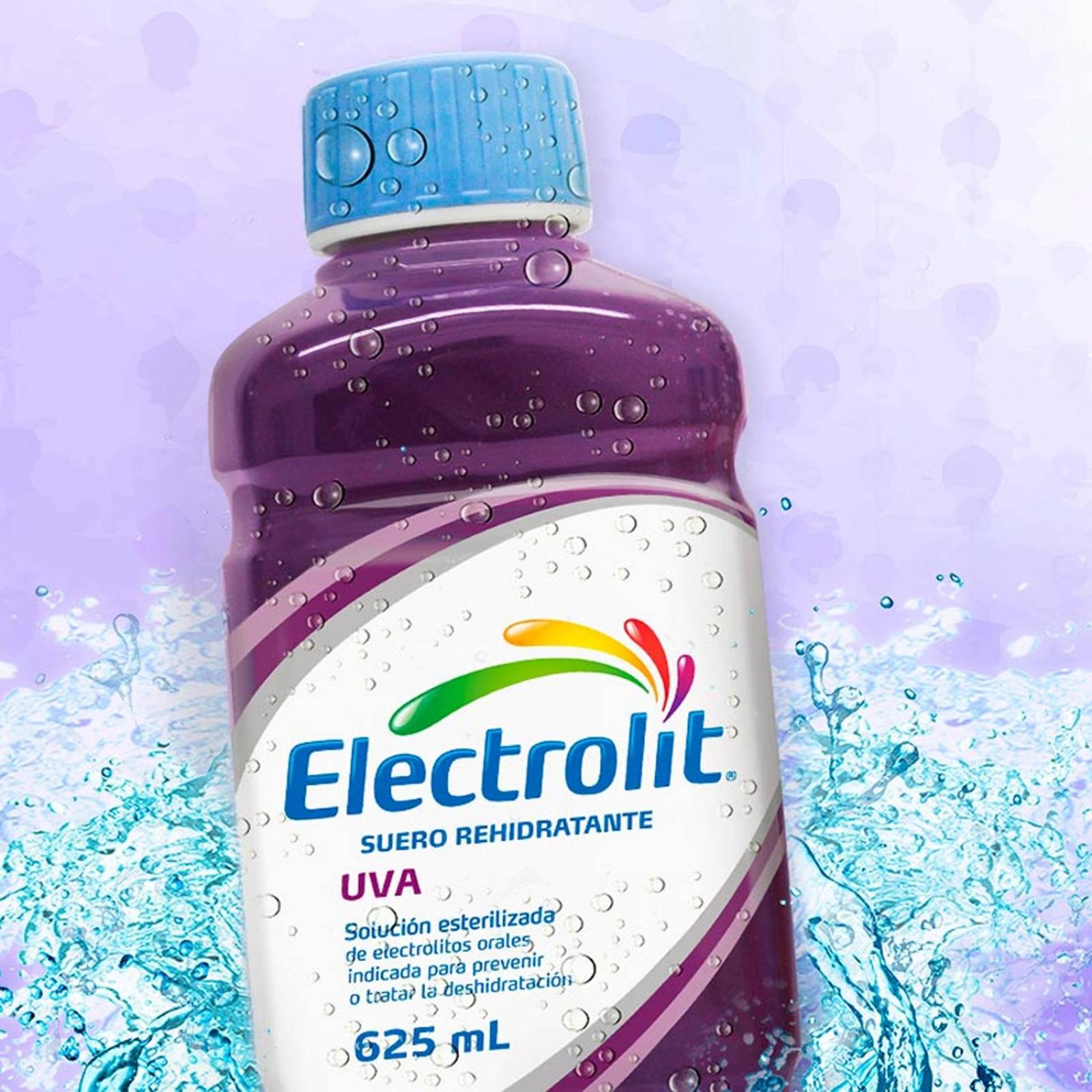 Bebida Hidratante Electrolit Uva 625 ml 