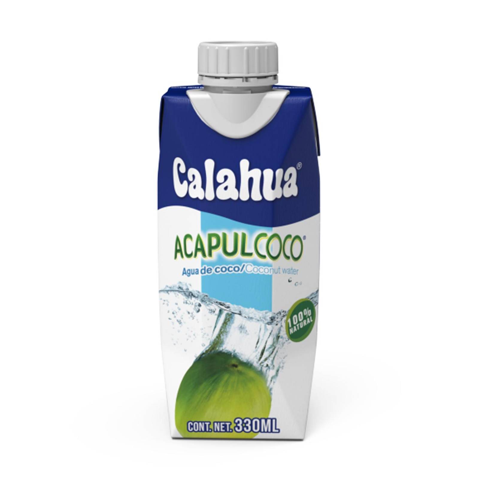 Agua de Coco Calahua Acapulcoco Natural 330 ml