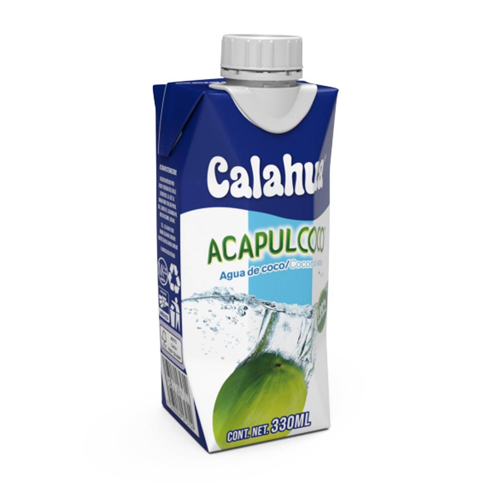 Agua de Coco Calahua Acapulcoco Natural 330 ml