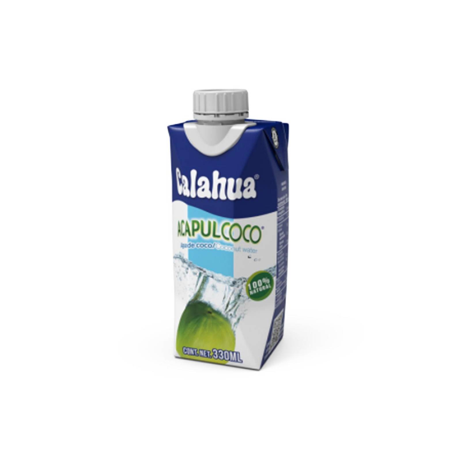 Agua de Coco Calahua Acapulcoco Natural 330 ml
