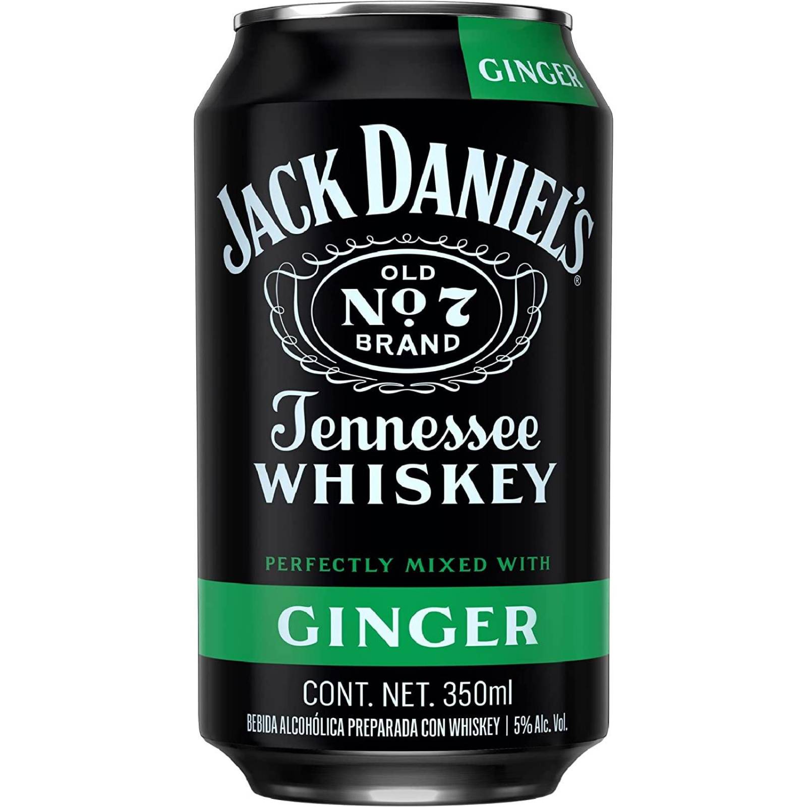 Bebida Preparada Jack Daniels Ginger 350 ml 