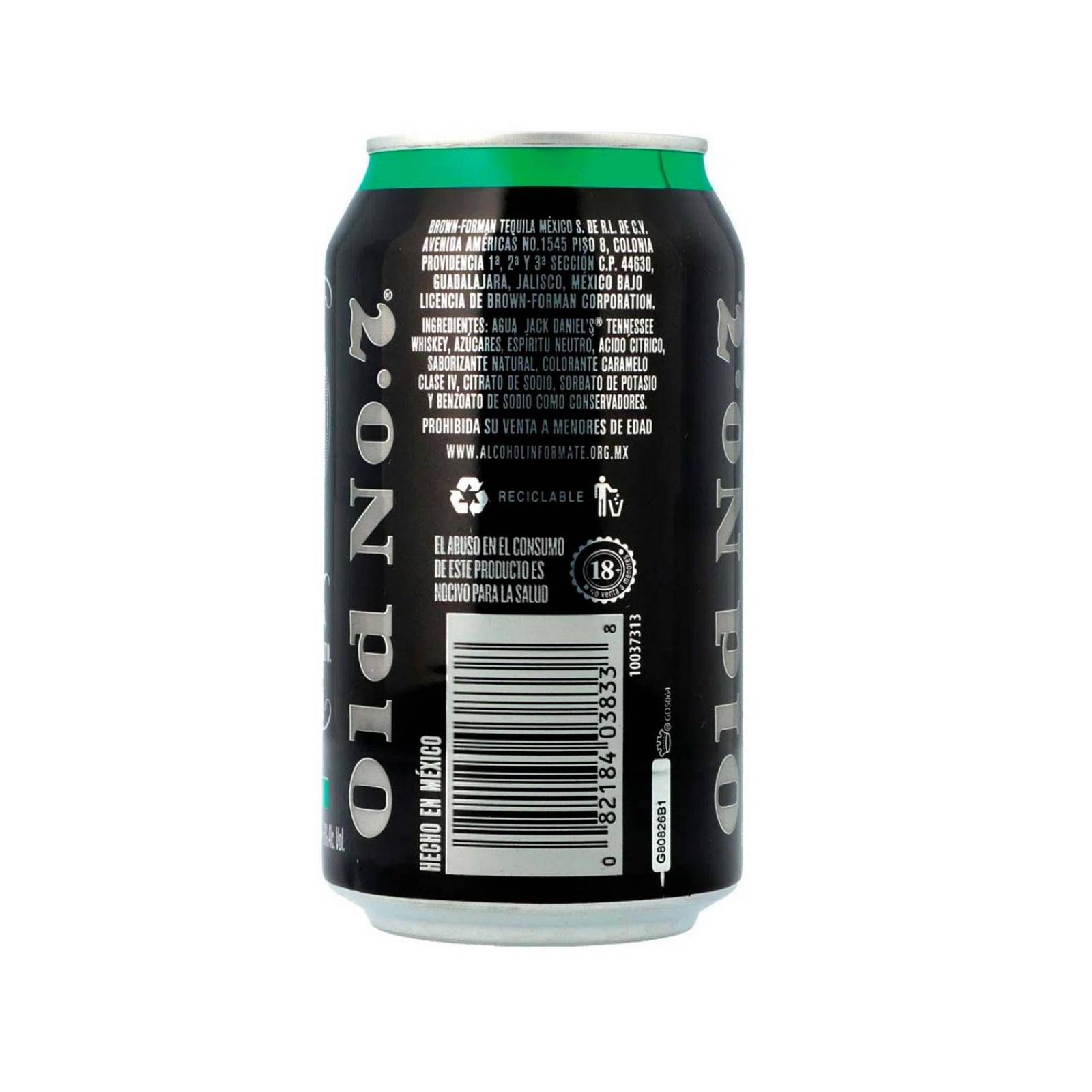 Bebida Preparada Jack Daniels Ginger 350 ml 