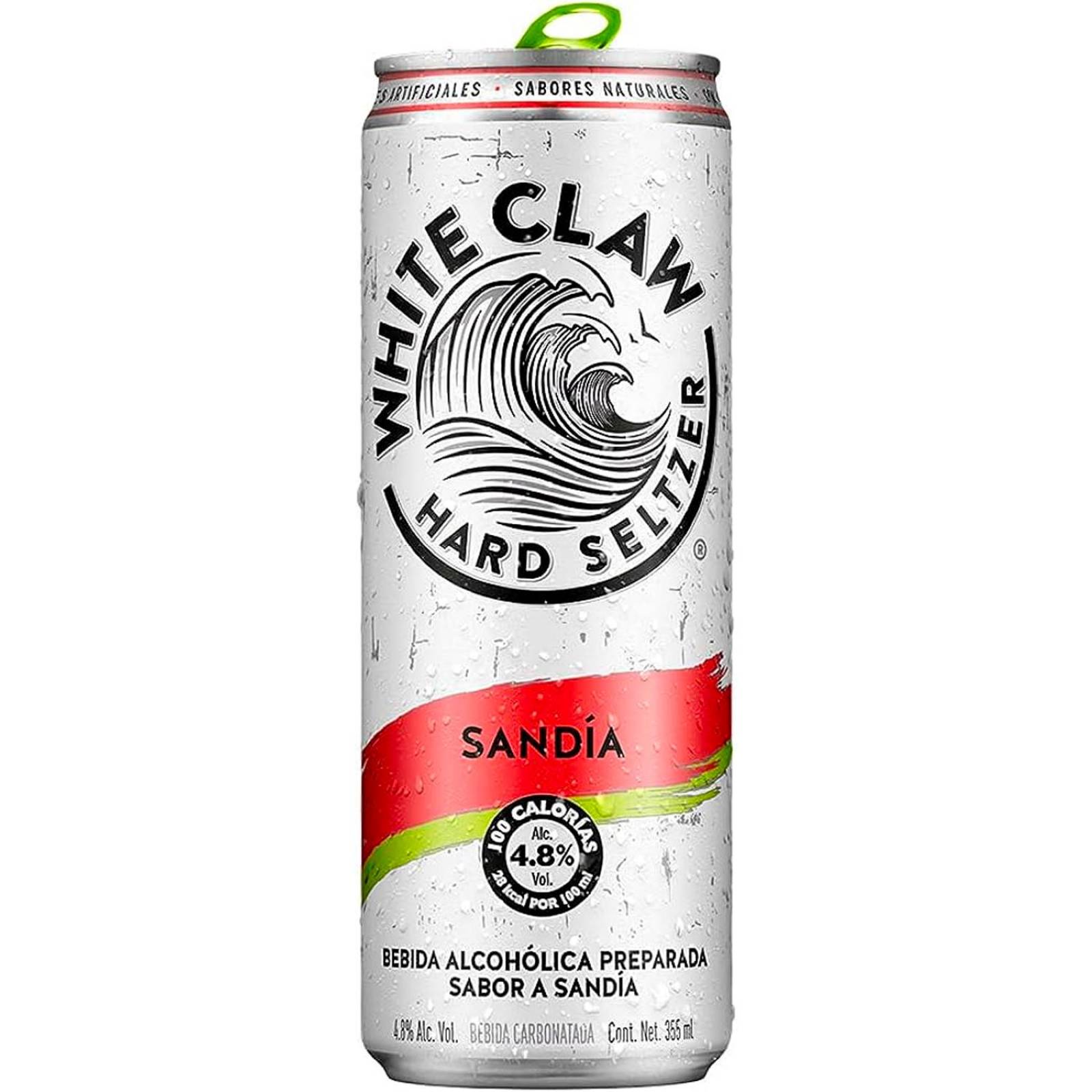 Pack de 12 Hard Seltzer White Claw Sandía Lata 355 ml