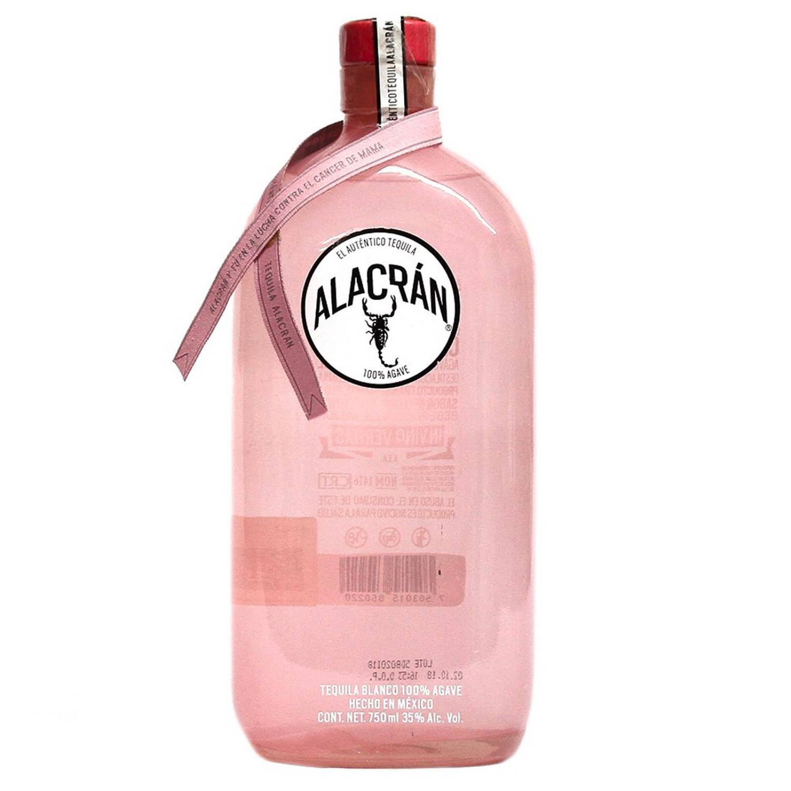 Tequila Alacran Blanco Edición Rosa 750 ml 