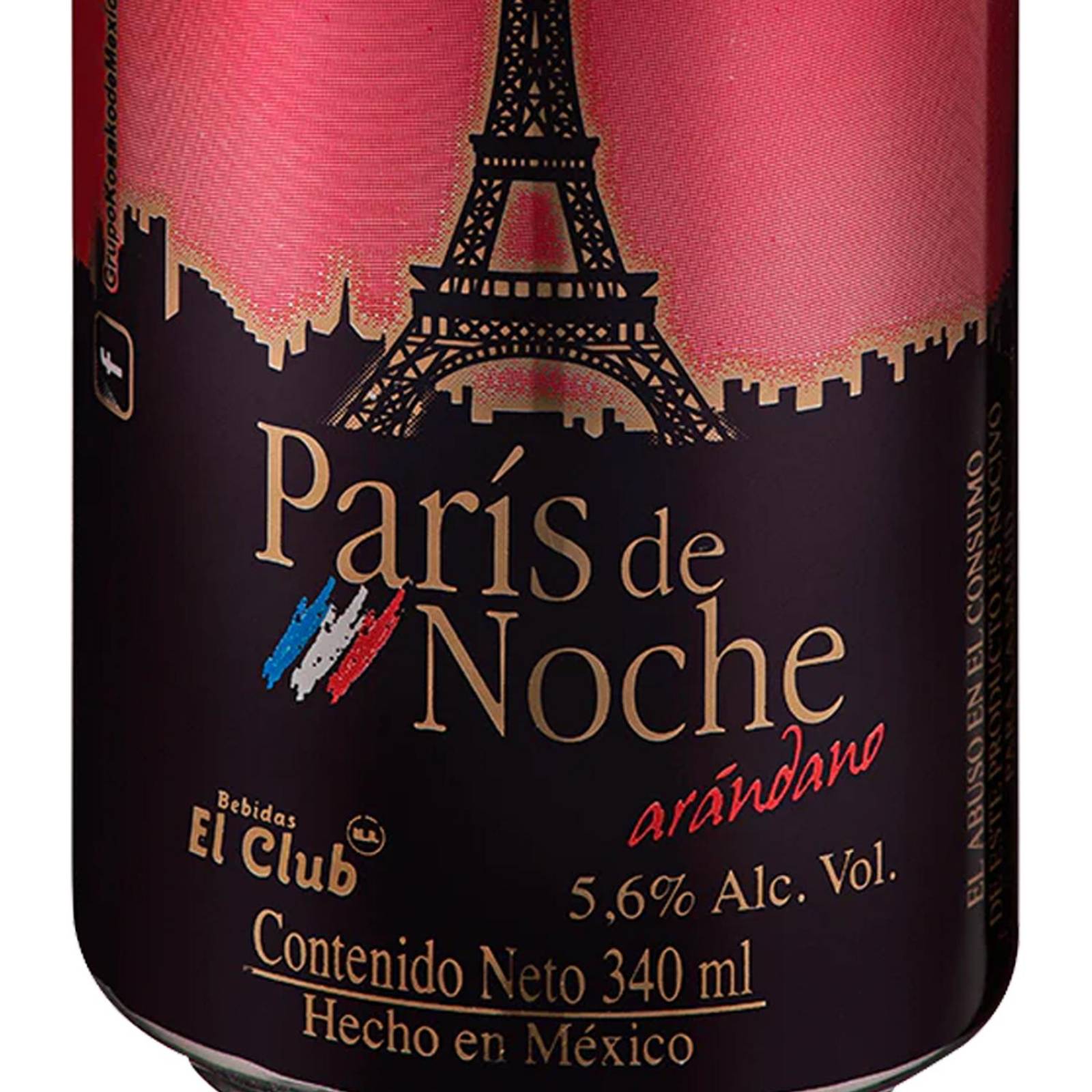 Bebida Preparada Paris de Noche Arandano Lata 340 ml 