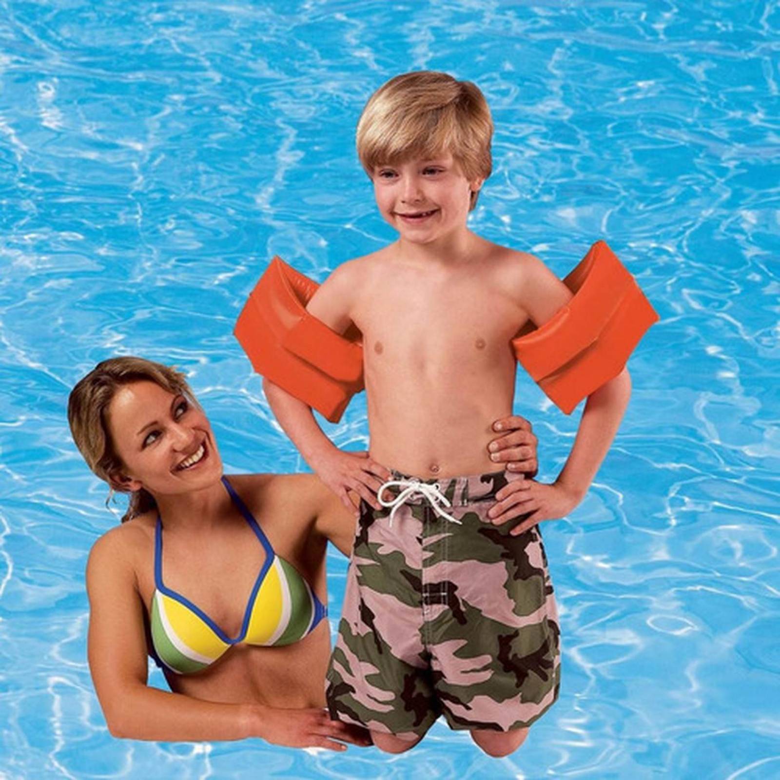 Flotador de brazo Inflable Naranja Intex 59640 