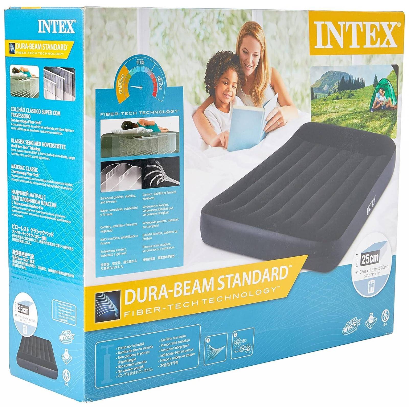 Colchón Inflable Full Pillow Rest Matrimonial Intex 64142 