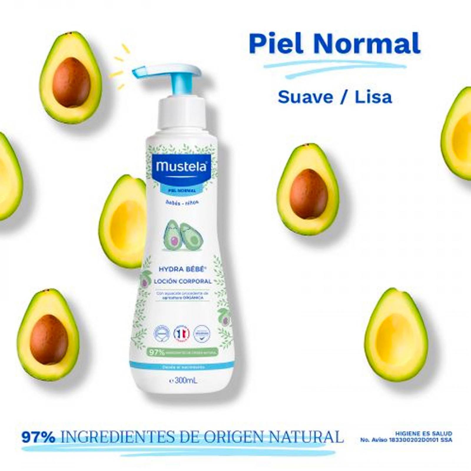 Loción Corporal Mustela Hydra Bebé 300 ml 