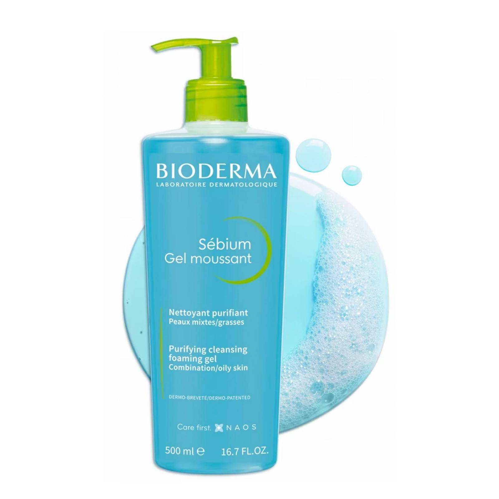 Gel Limpiador Bioderma Sébium Moussant 500 ml 