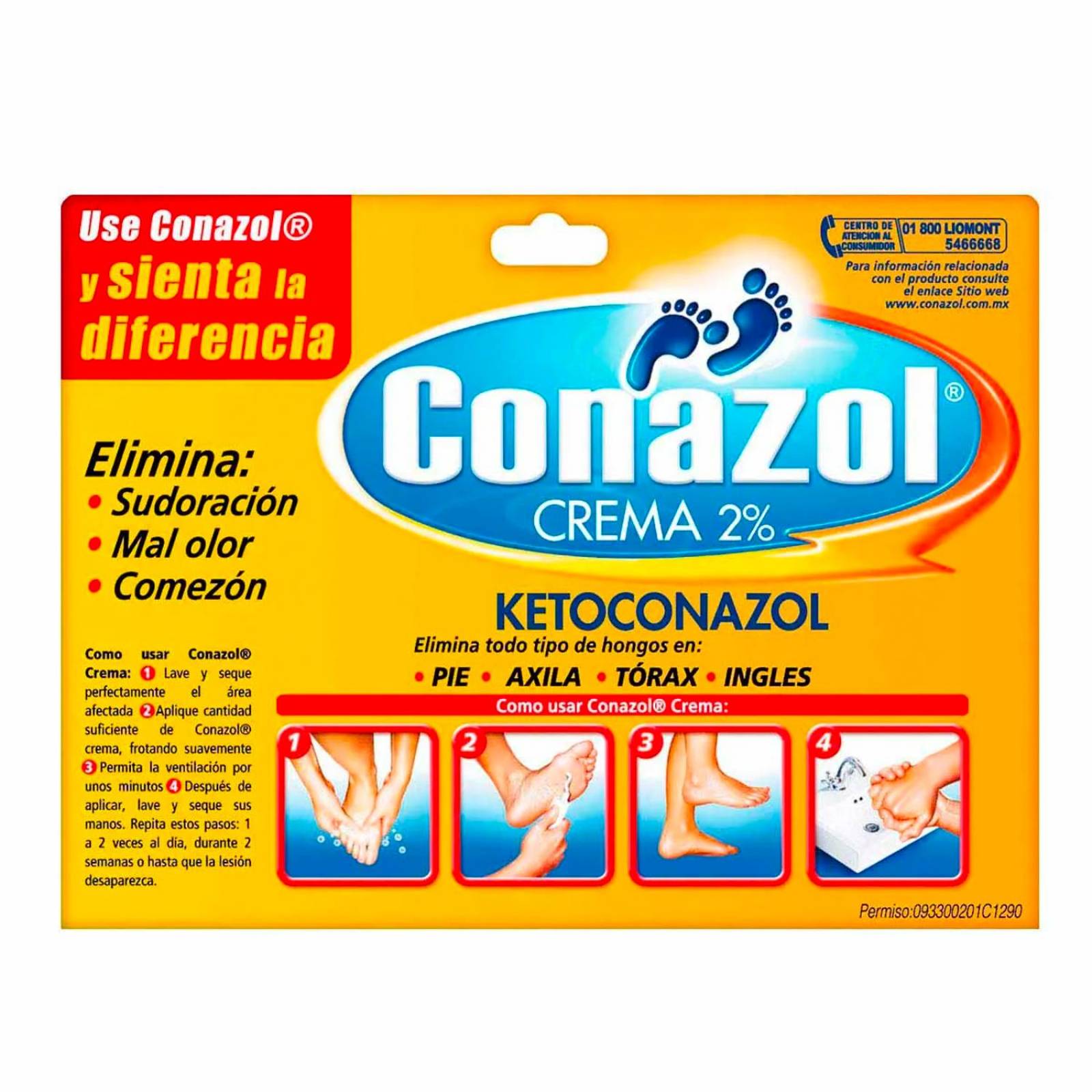 Crema Conazol Ketoconazol 2% 40 gr