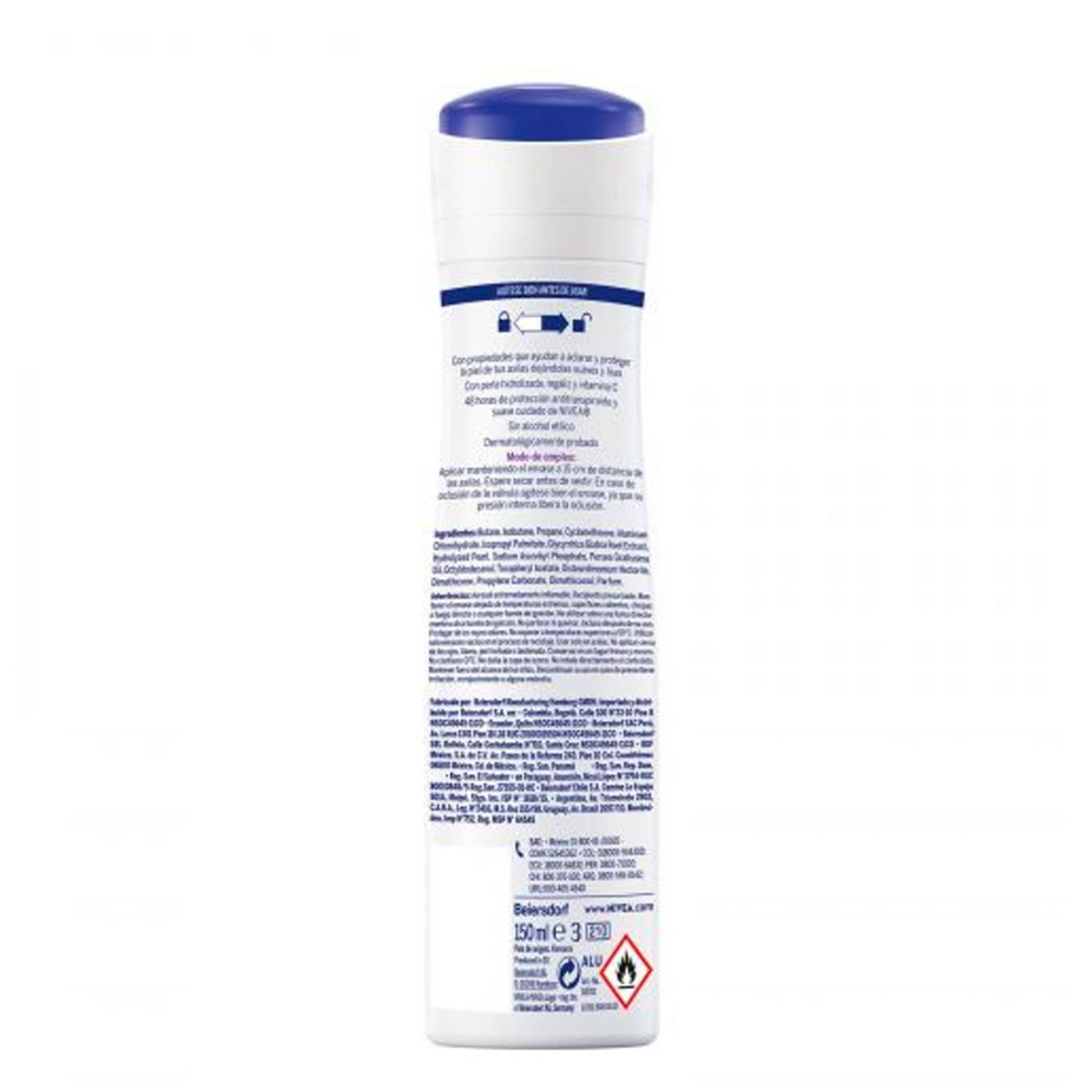 Desodorante Nivea Aclarado Natural 150 ml 
