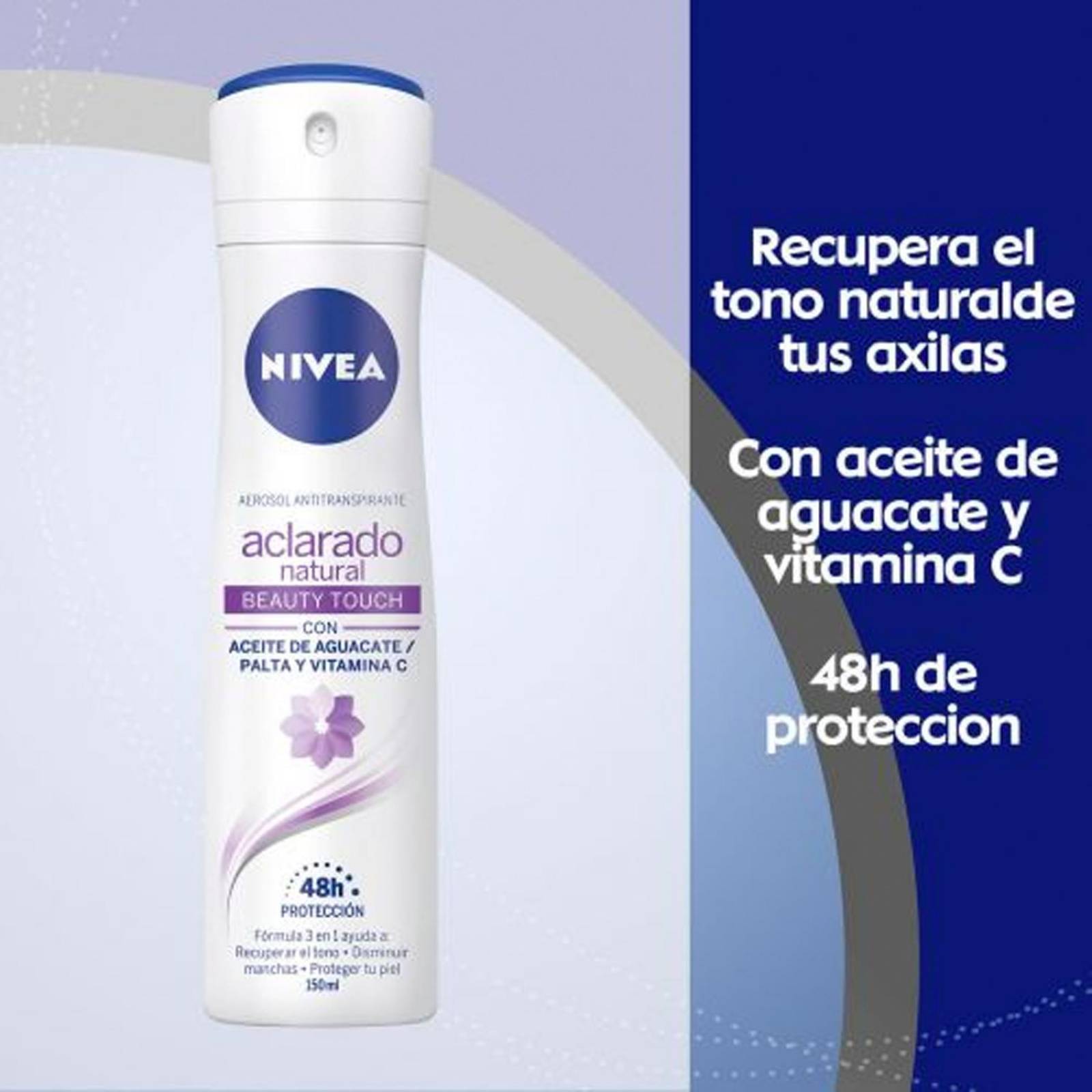 Desodorante Nivea Aclarado Natural 150 ml 
