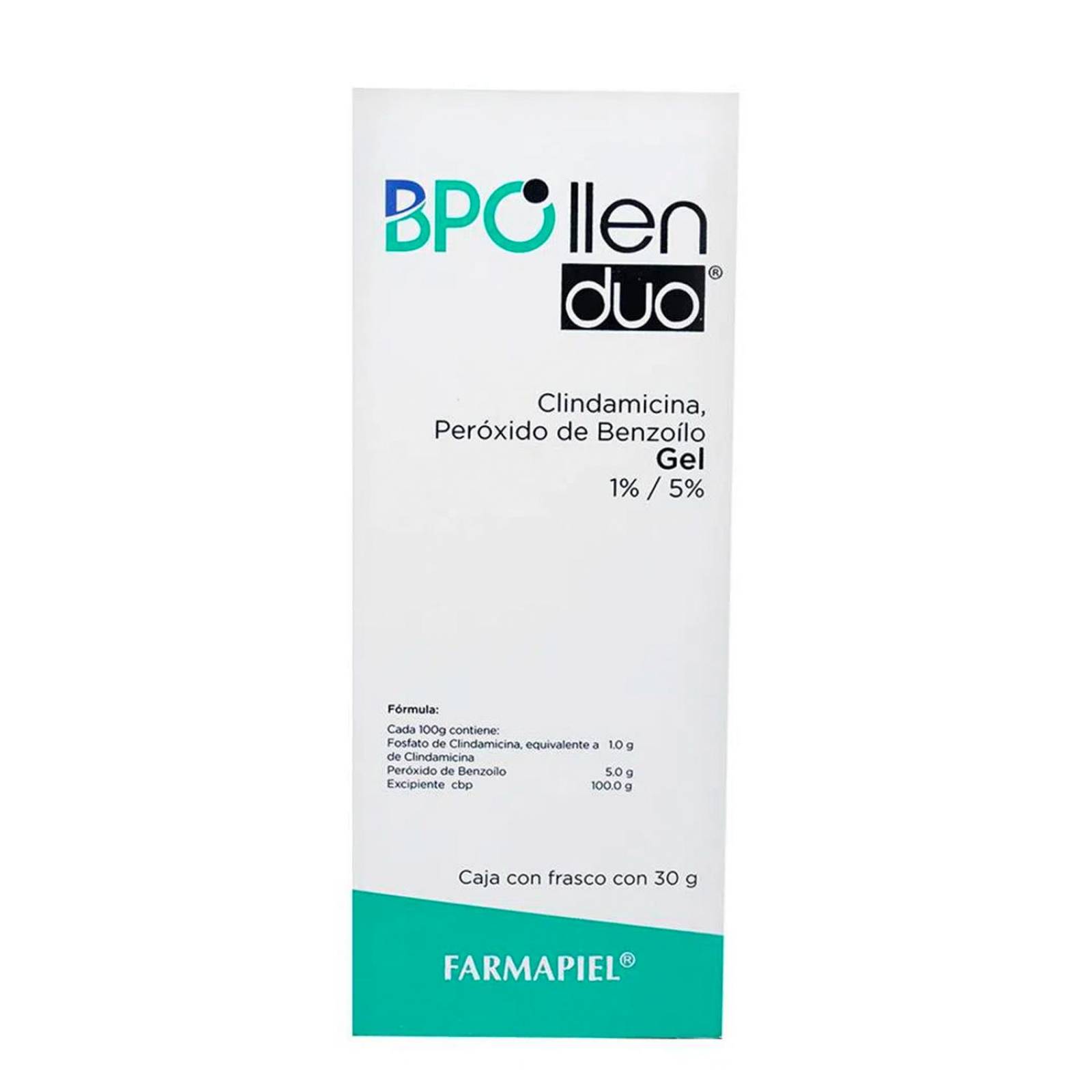 Gel BPOllen Duo Clindamicina, Benzoilo 1%/5% 30 gr 