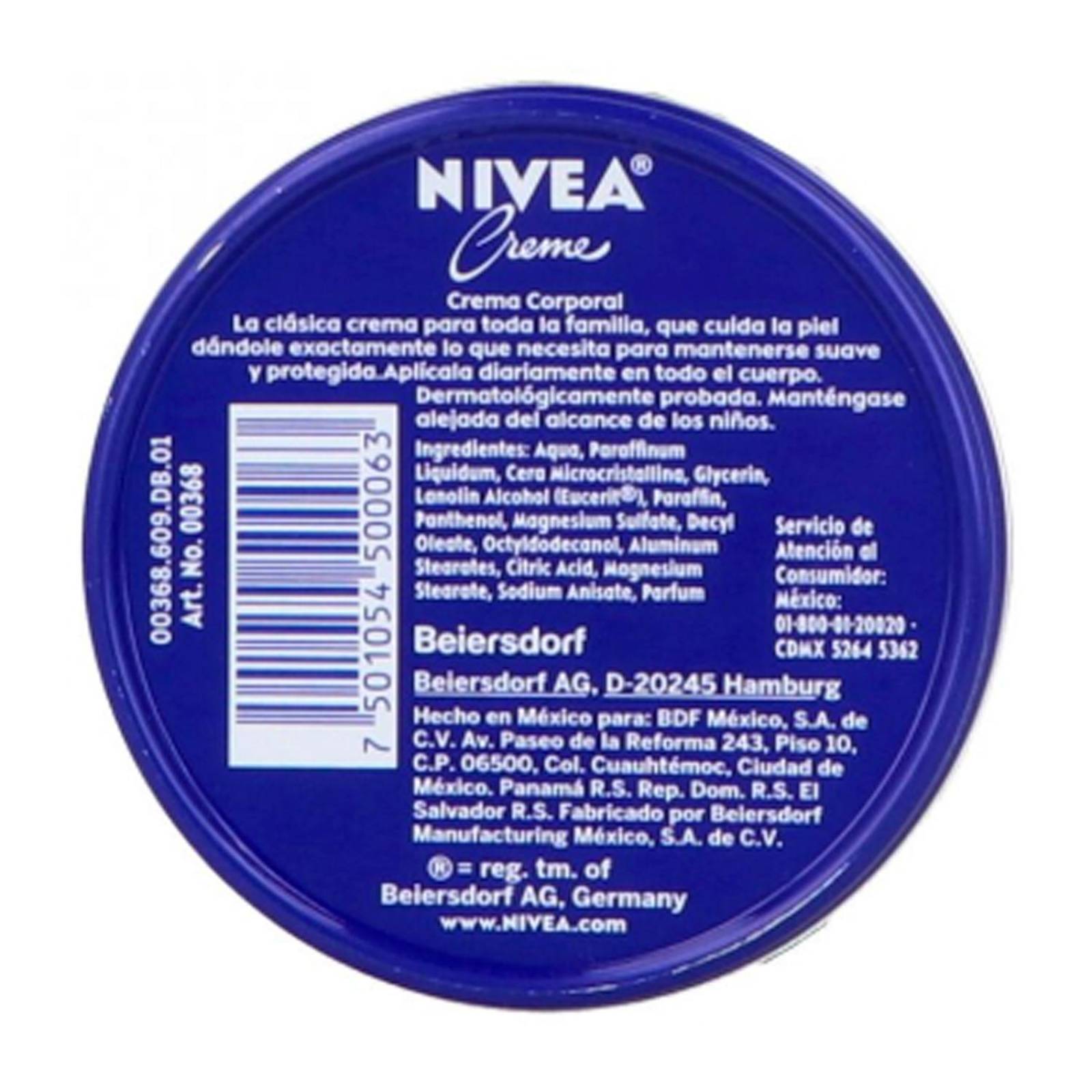 Crema Nivea Mediana 50 ml 