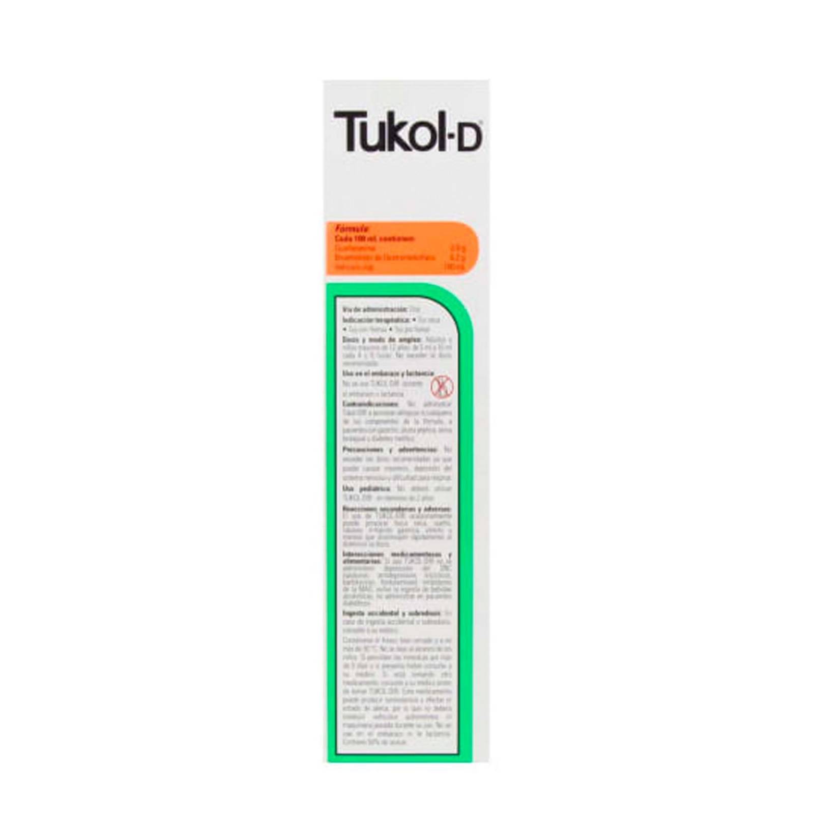 Jarabe Tukol-D Adulto 125 ml 
