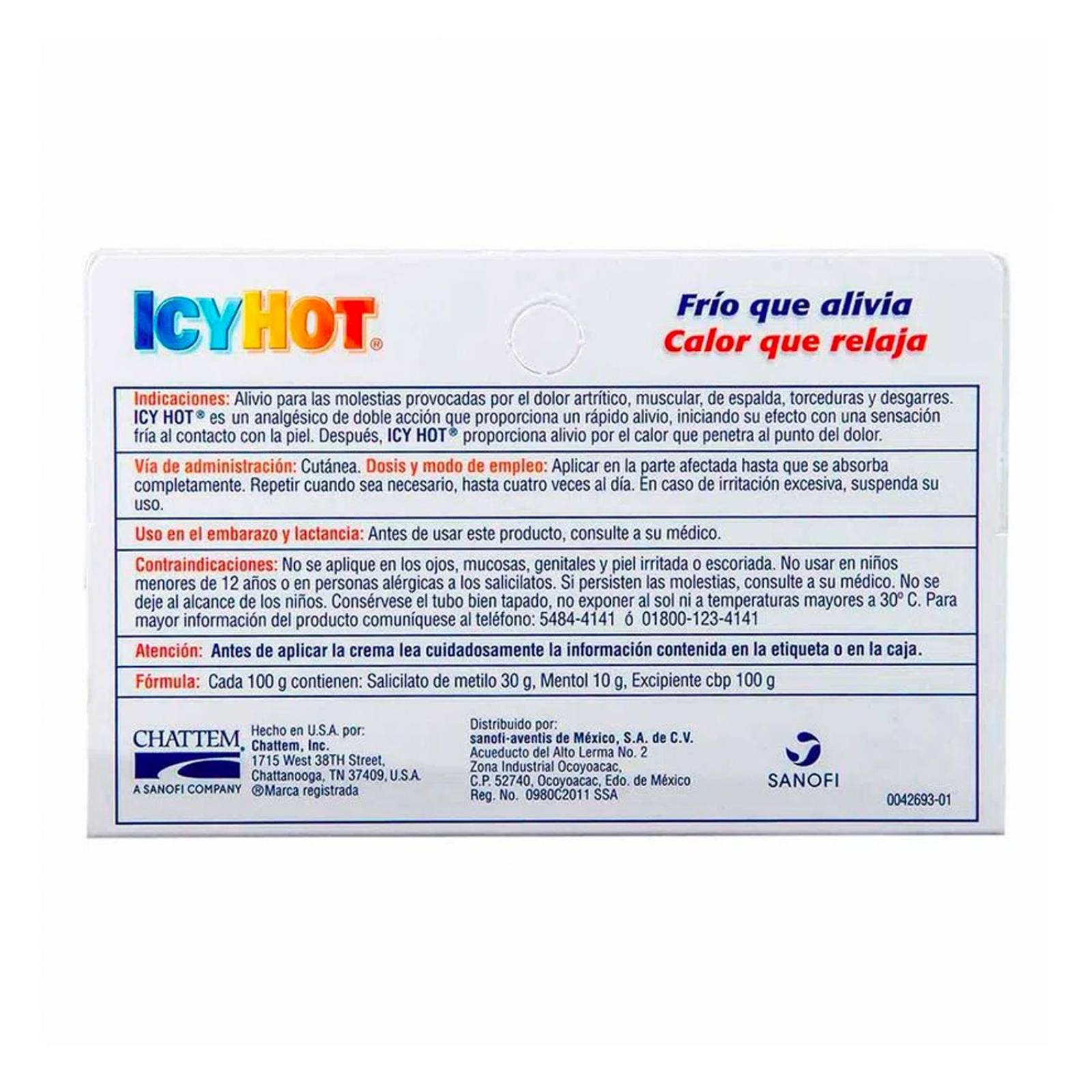 Analgésico Icy Hot Crema Tubo 35.4 gr