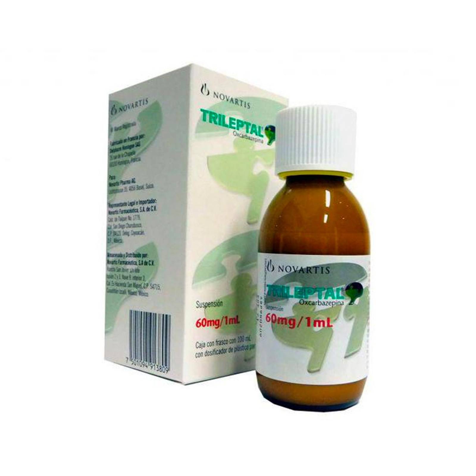 Suspensión Trileptal Oxcarbazepina 60 mg 100 ml