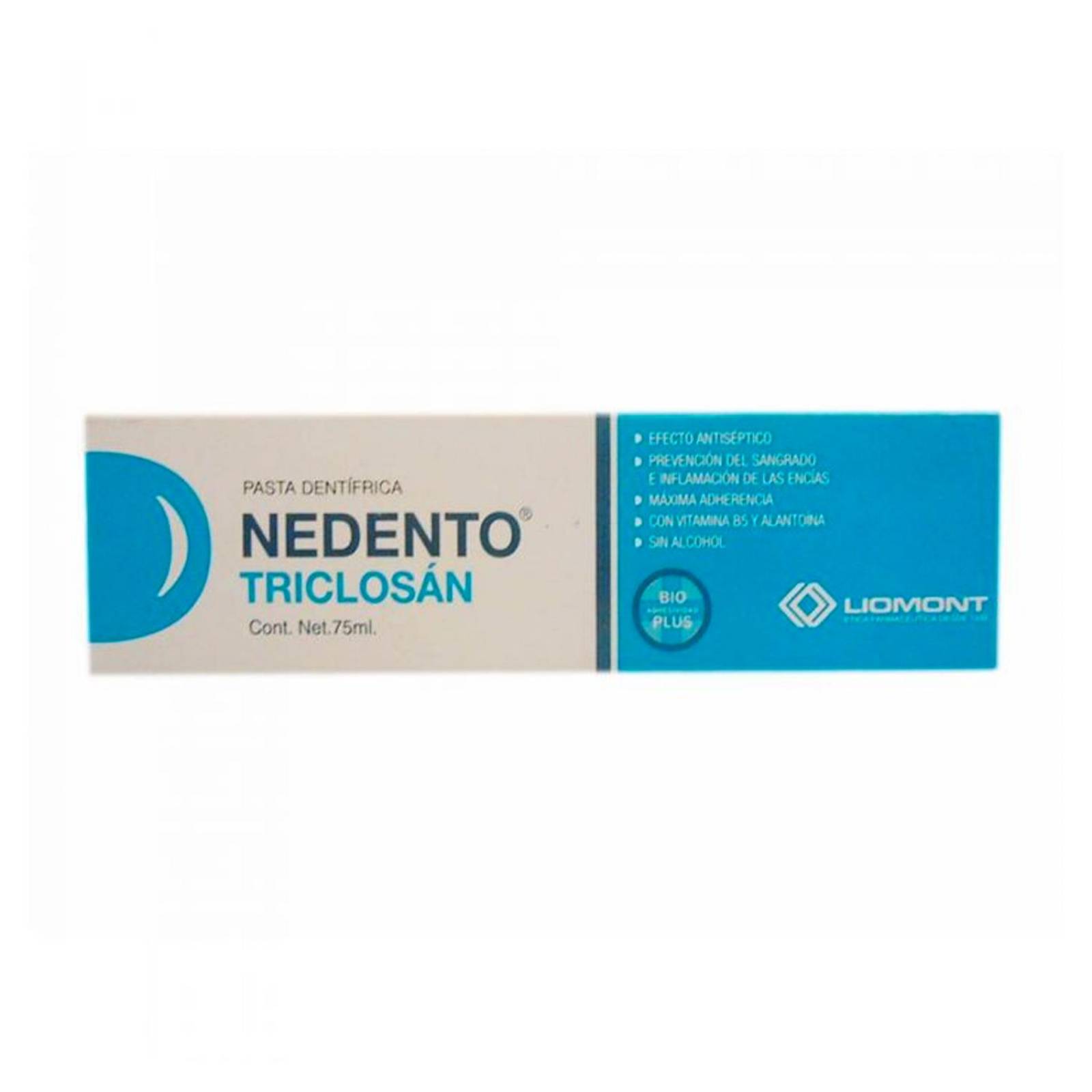 Pasta Dental Nedento Triclosán 75 ml 