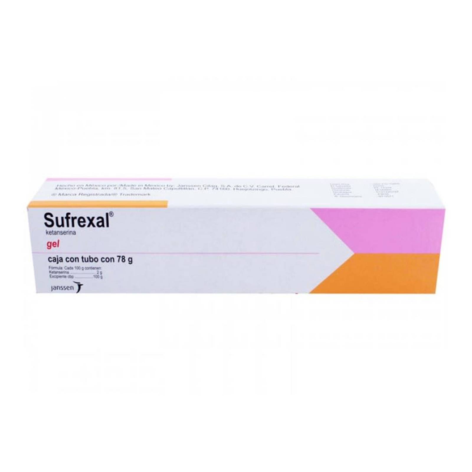 Gel Sufrexal Ketanserina 2% 78 gr 