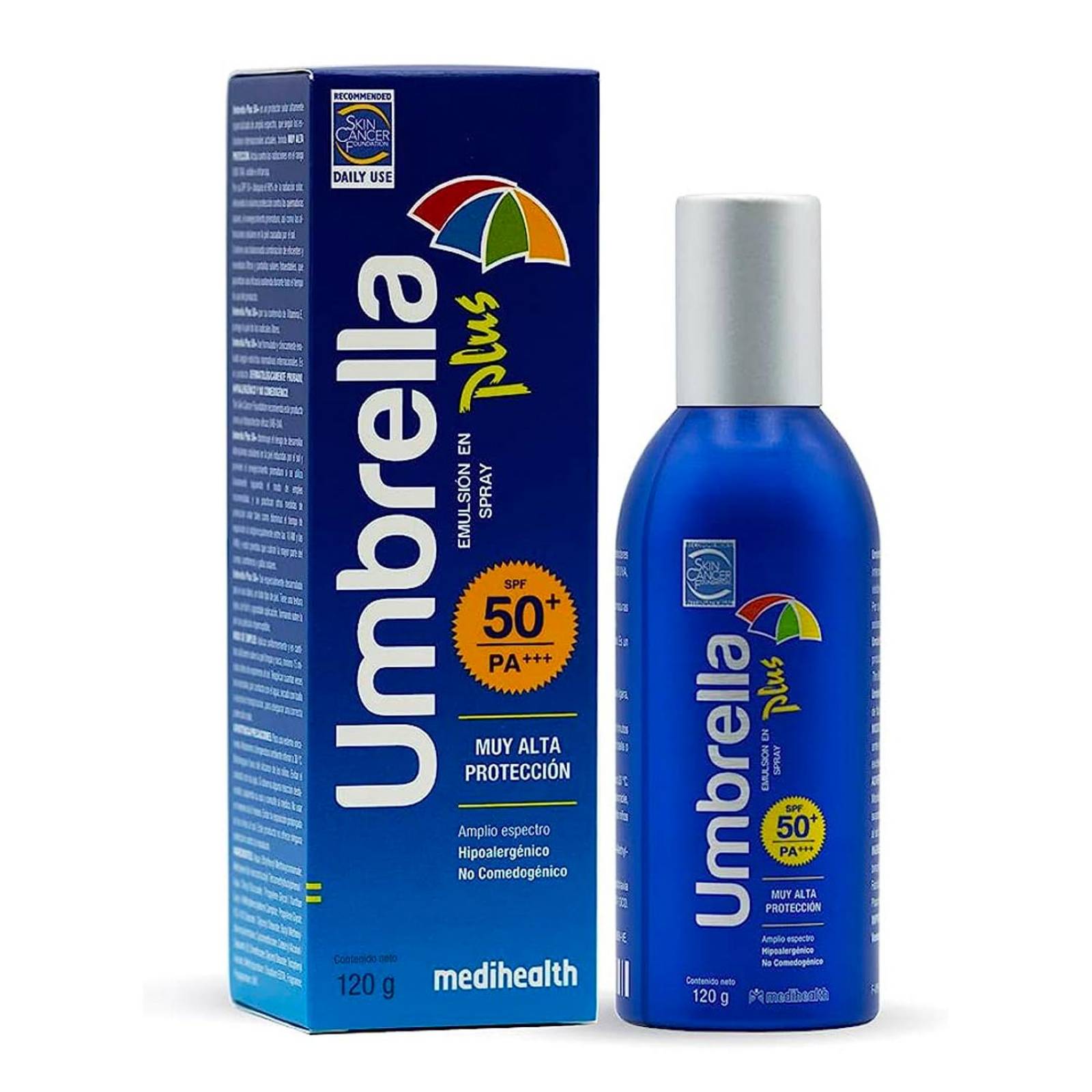 Protector Solar Umbrella Emulsión en Spray 120 gr 