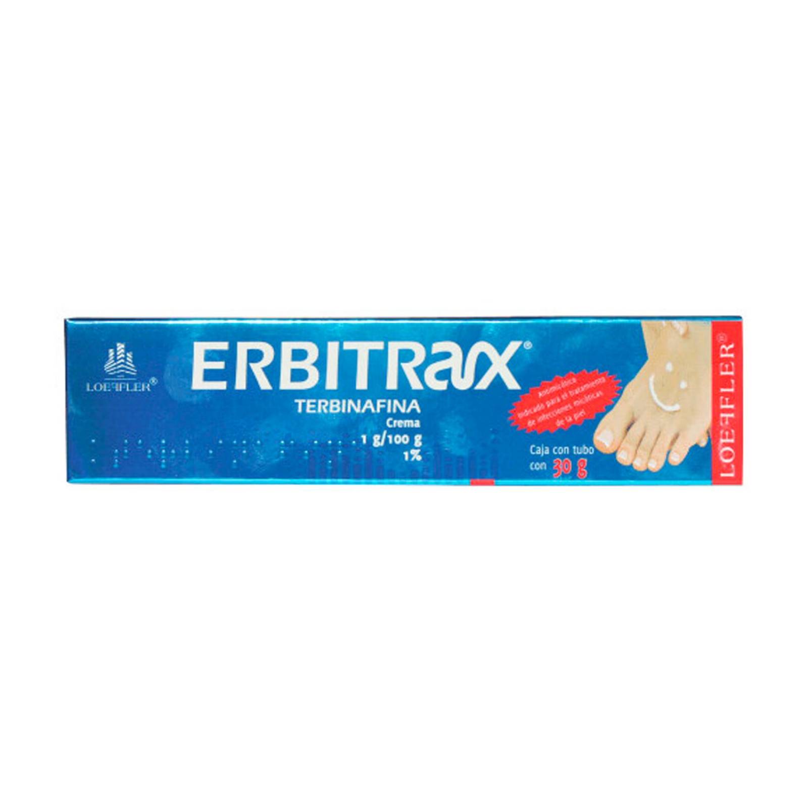 Crema Exbitrax Terbinafina 1% 30 gr 