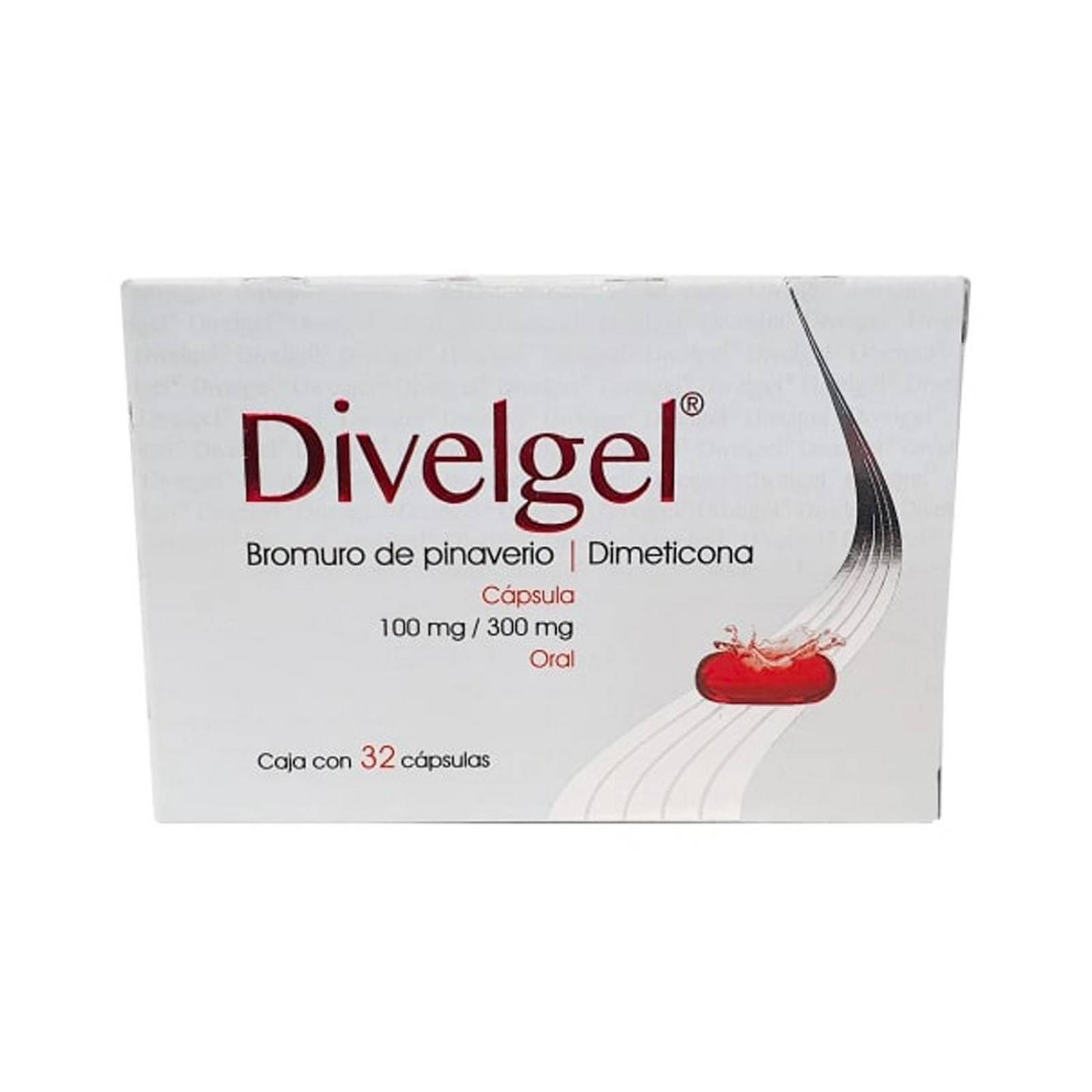 Cápsulas Divelgel 100 mg/300 mg 32 Cápsulas 