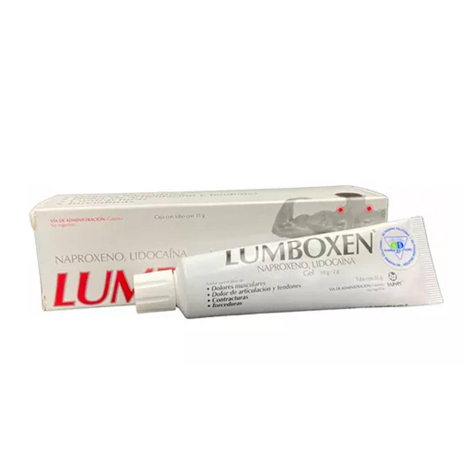 Gel Lumboxen Rojo Tubo 35 gr