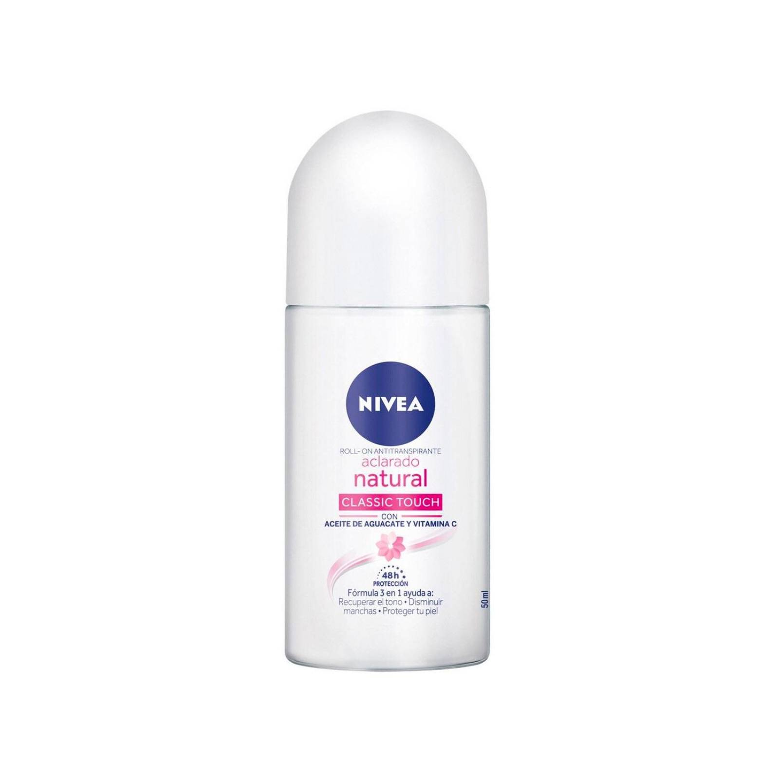 Desodorante Nivea Roll On Aclarado Natural 50 ml 