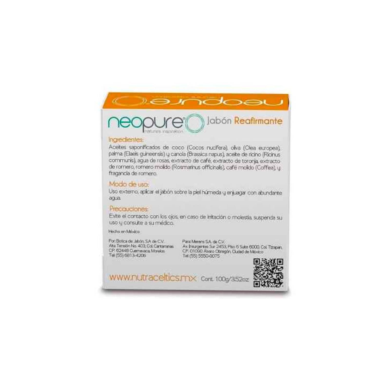 Jabón Corporal Neopure Reafirmante 100 gr 