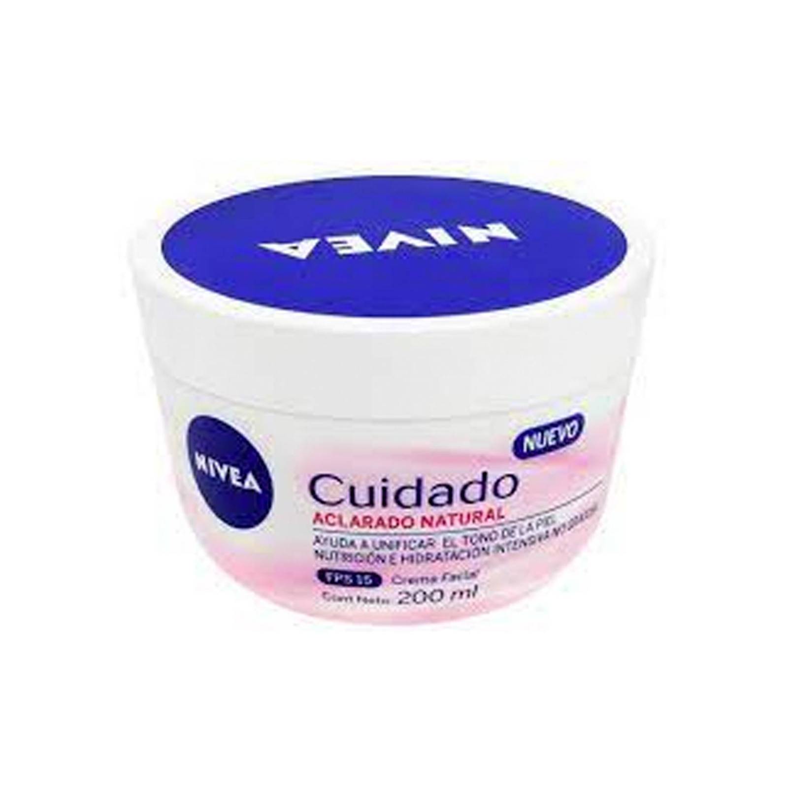 Crema Facial Nivea Aclarado Natural 200 ml