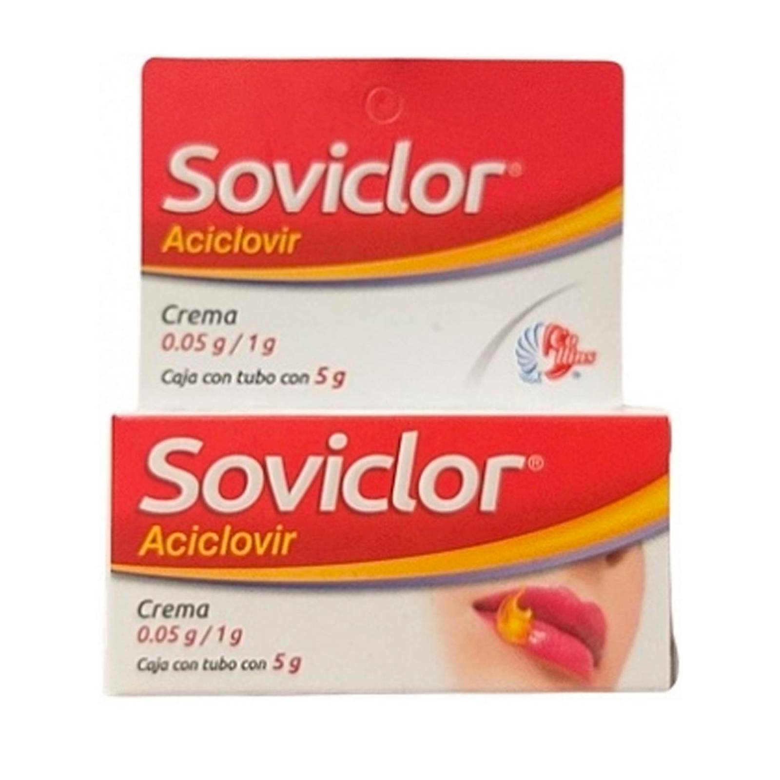 Crema Soviclor Aciclovir 5 gr 