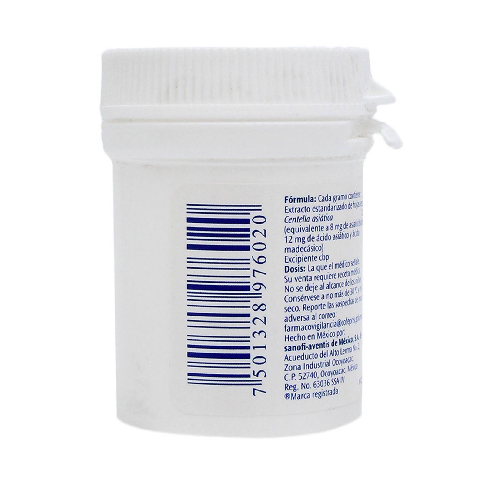 Polvo Madecassol Centella Asiática 20 mg 10 gr