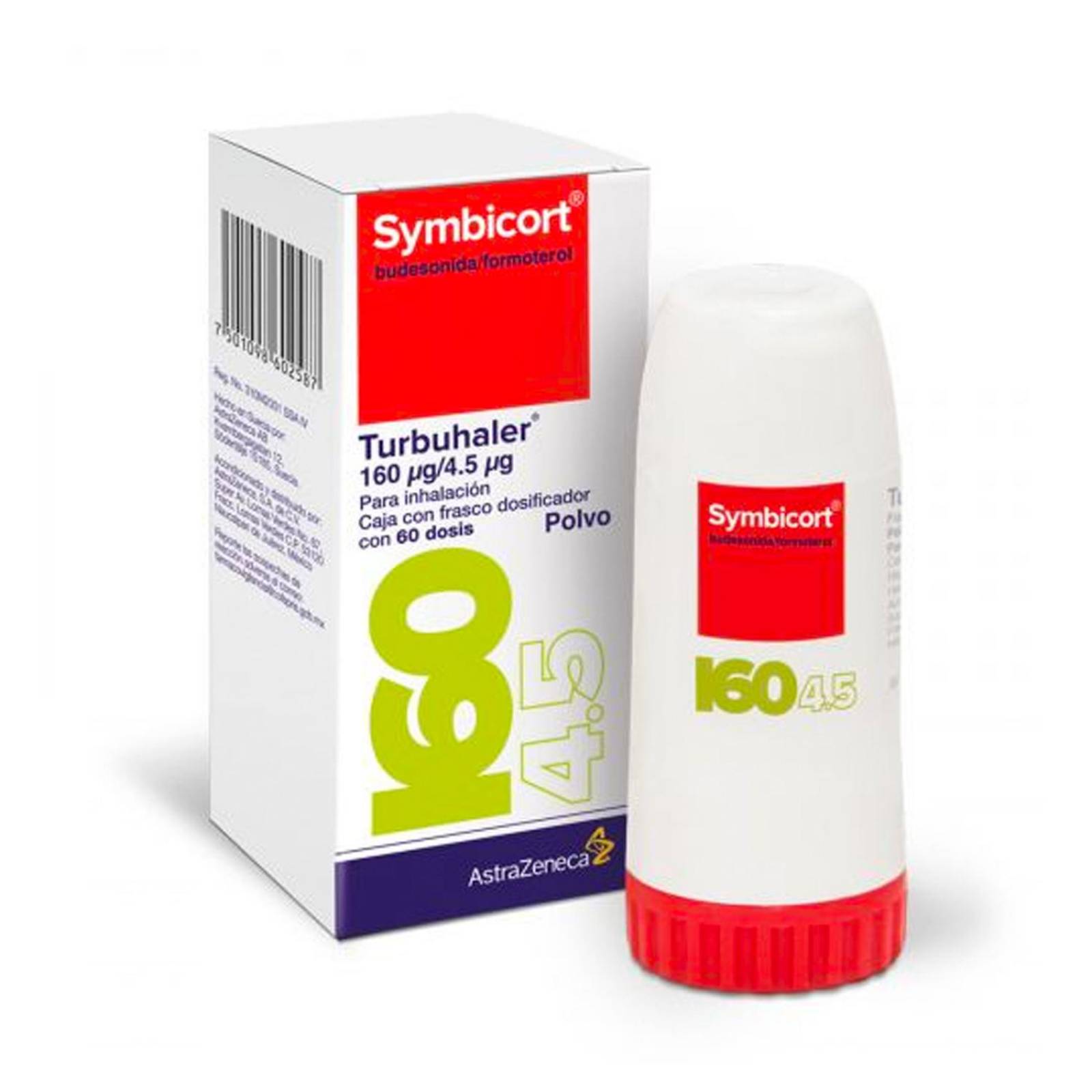 Polvo Symbicort Turbuhaler 160/4.5 g 60 dosis 