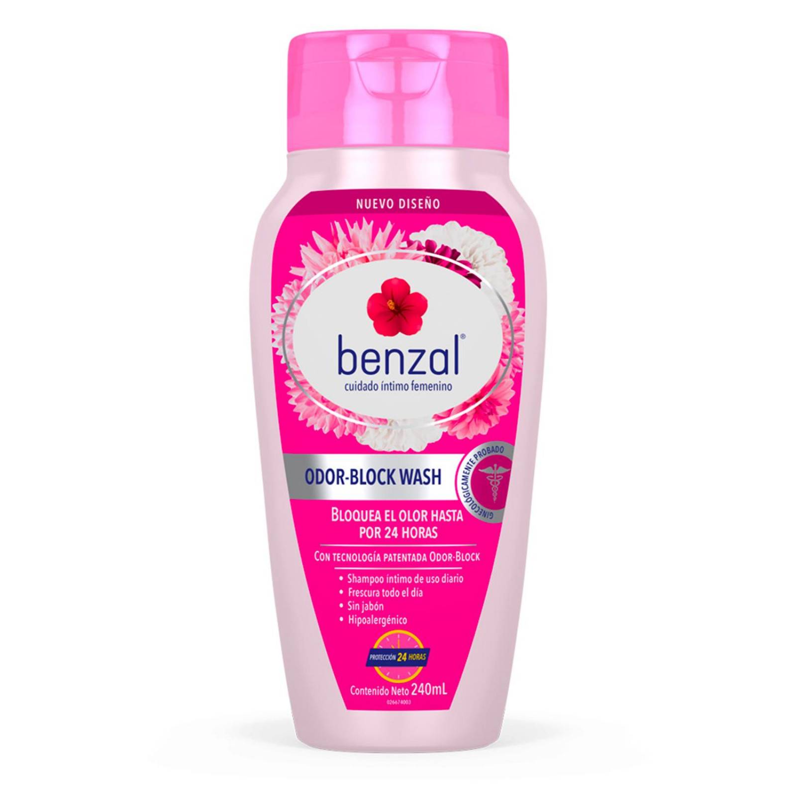 Shampoo Íntimo Benzal Odor Block 240 ml 