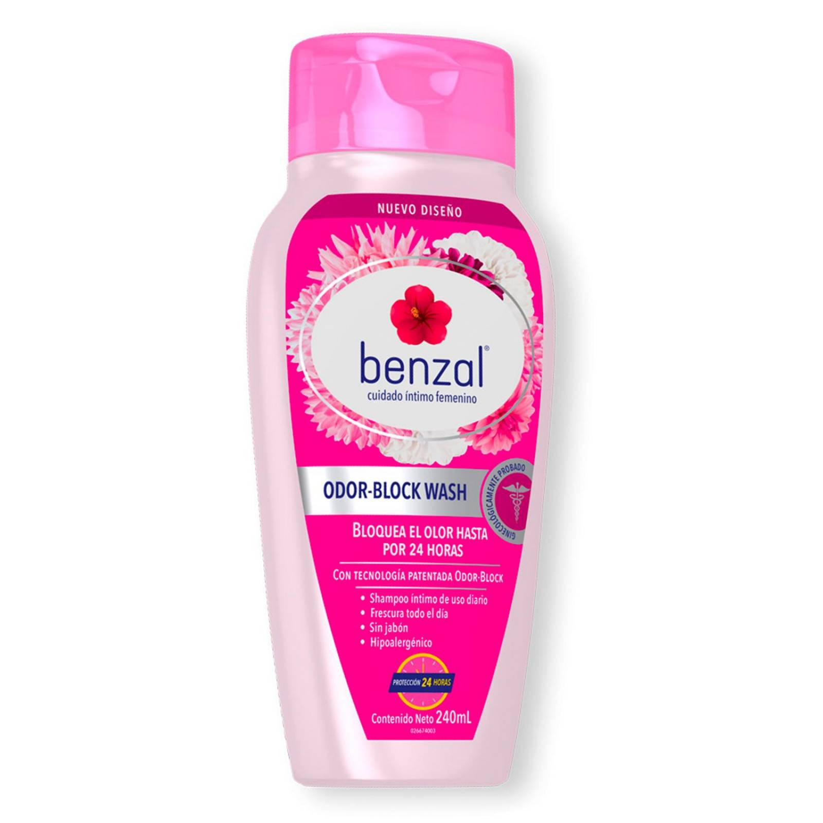 Shampoo Íntimo Benzal Odor Block 240 ml 