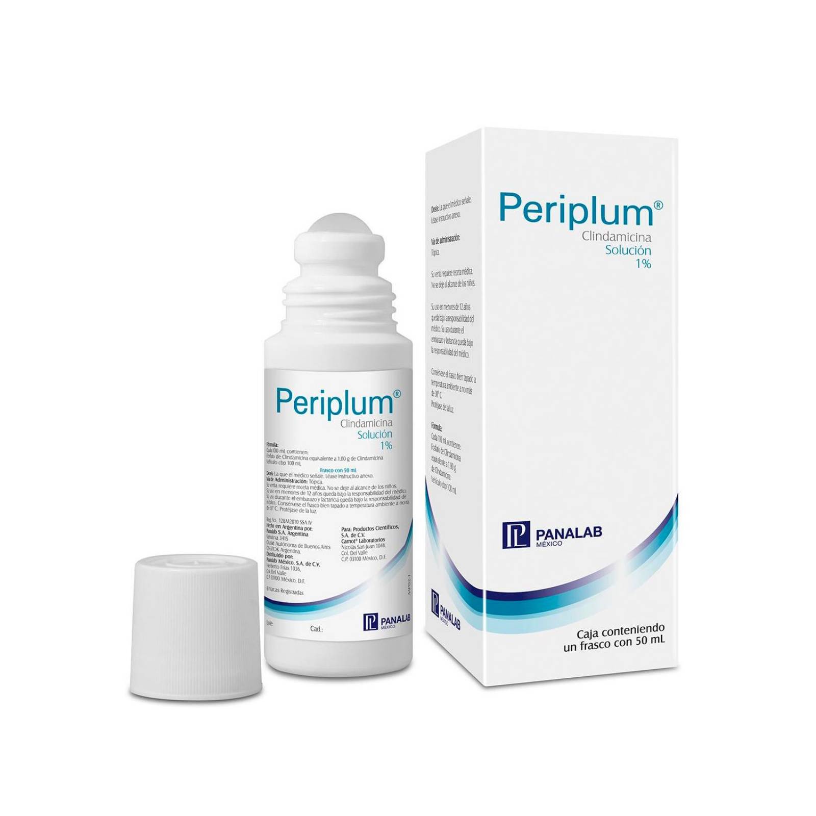 Solución Periplum Clindamicina 1% 50 ml 