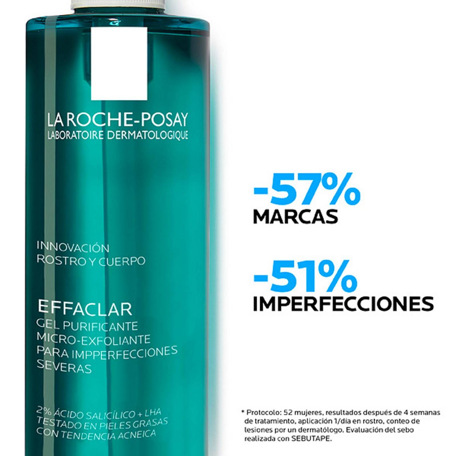 Gel Microexfoliante La Roche Posay Effaclar 400 ml 