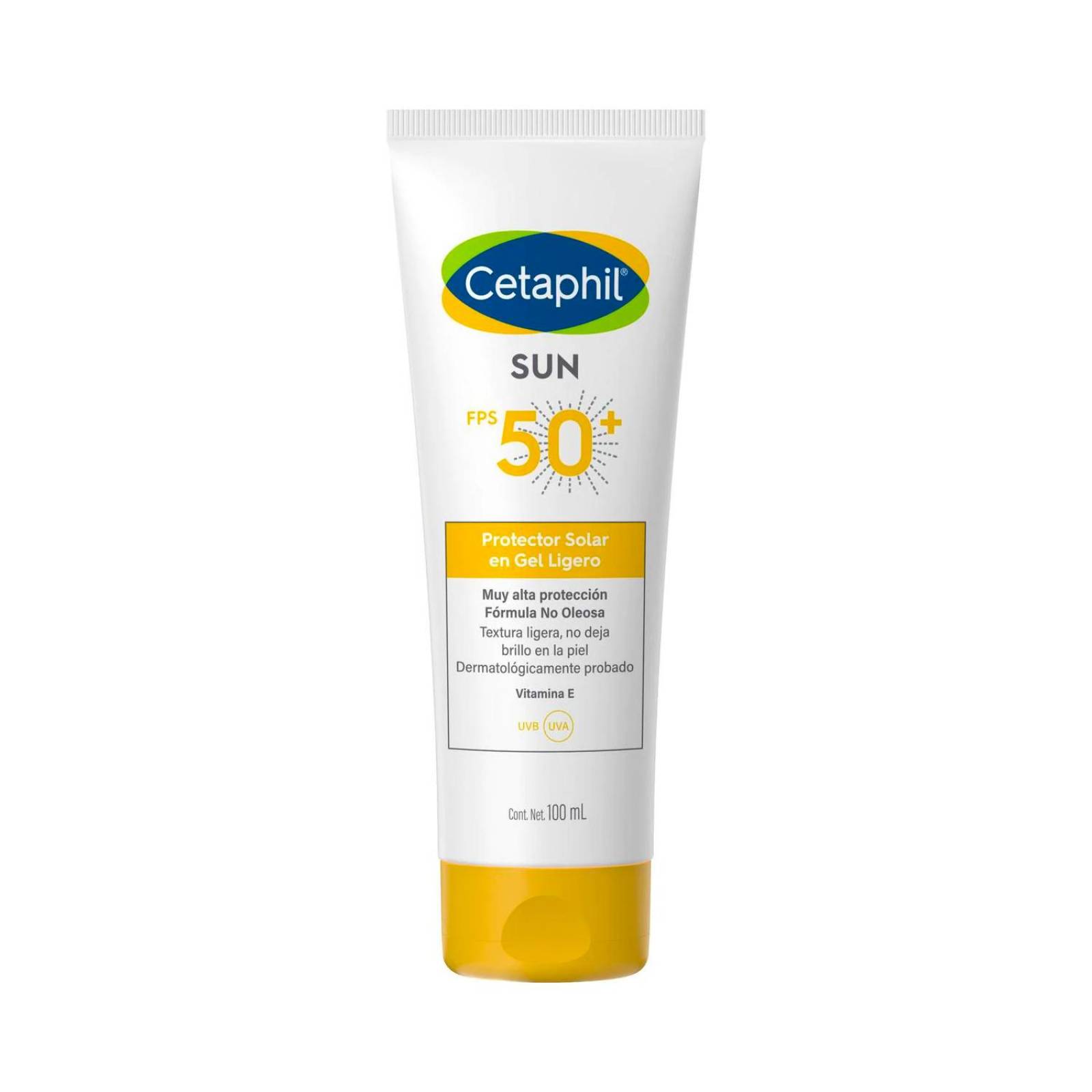 Protector Solar Cetaphil Sun FPS 50+ Gel Ligero 100 ml 