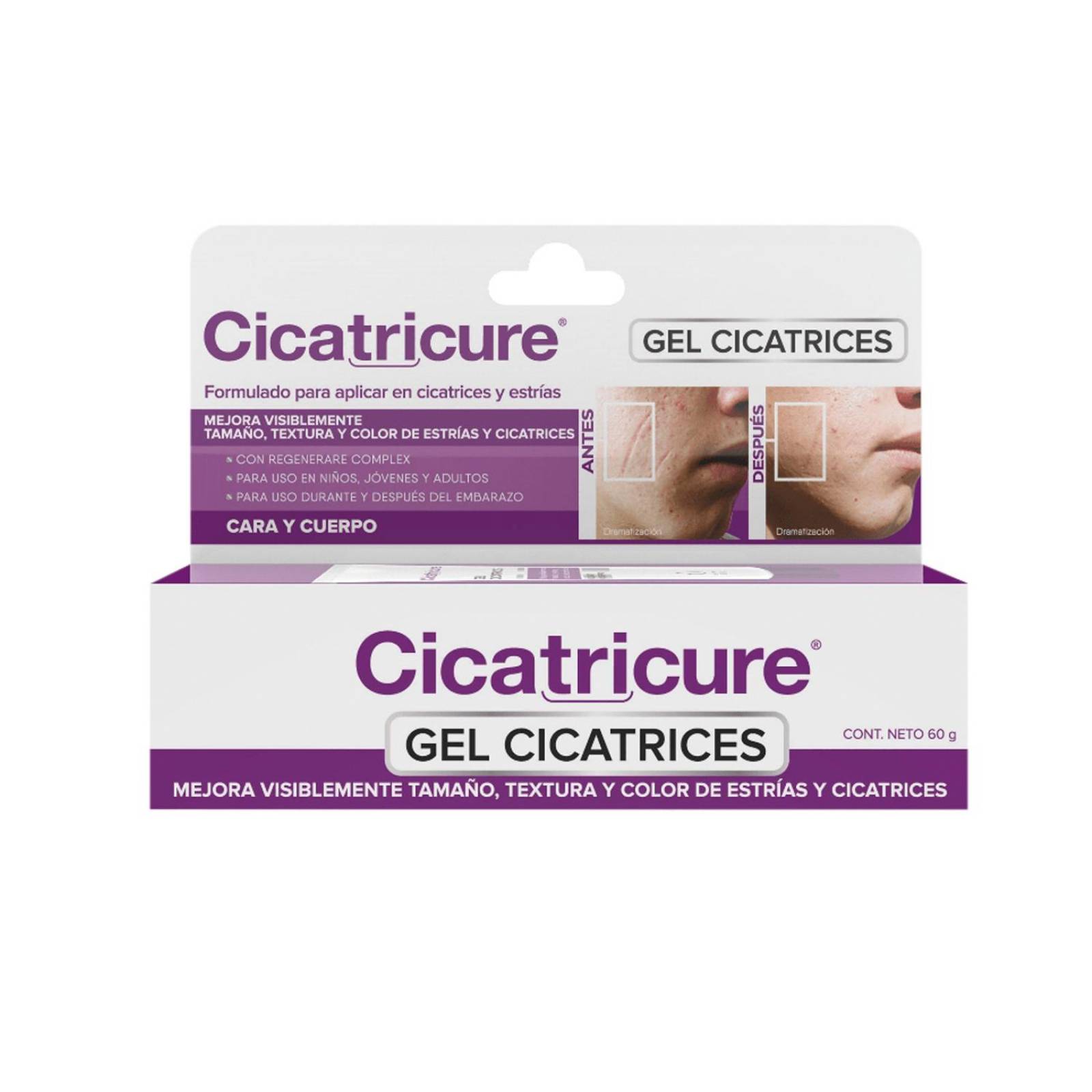 Gel Cicatricure Cicatrices y Estrías 60 gr 