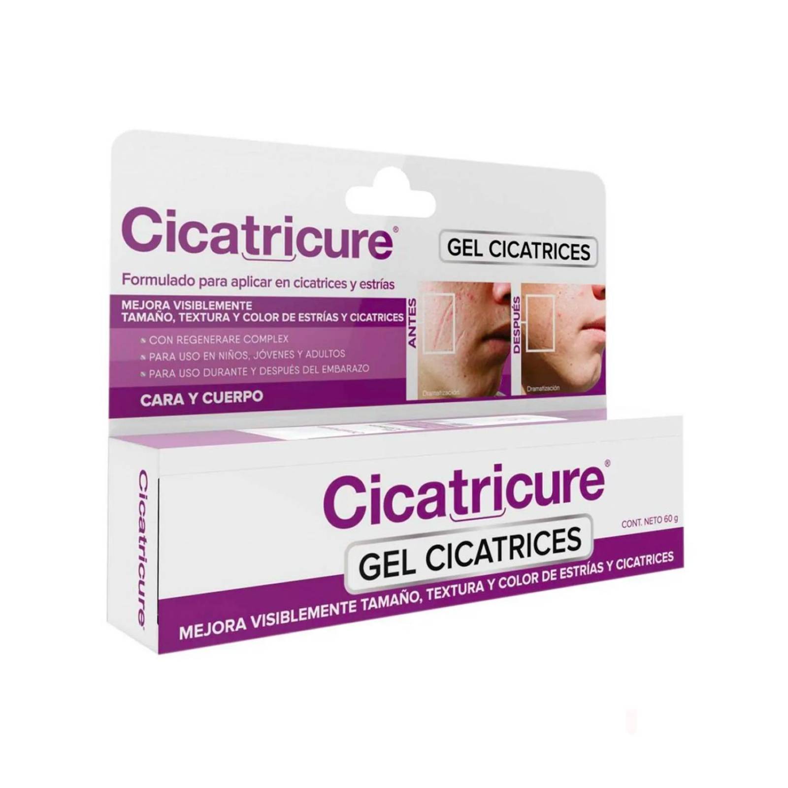 Gel Cicatricure Cicatrices y Estrías 60 gr 