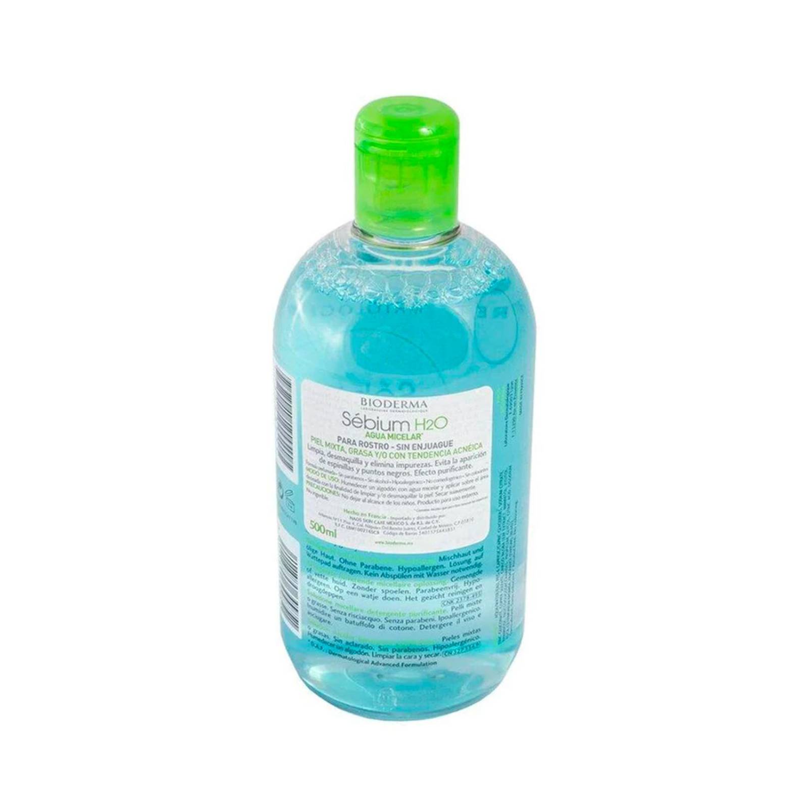 Solución Micelar Bioderma Sébium H2O 500 ml