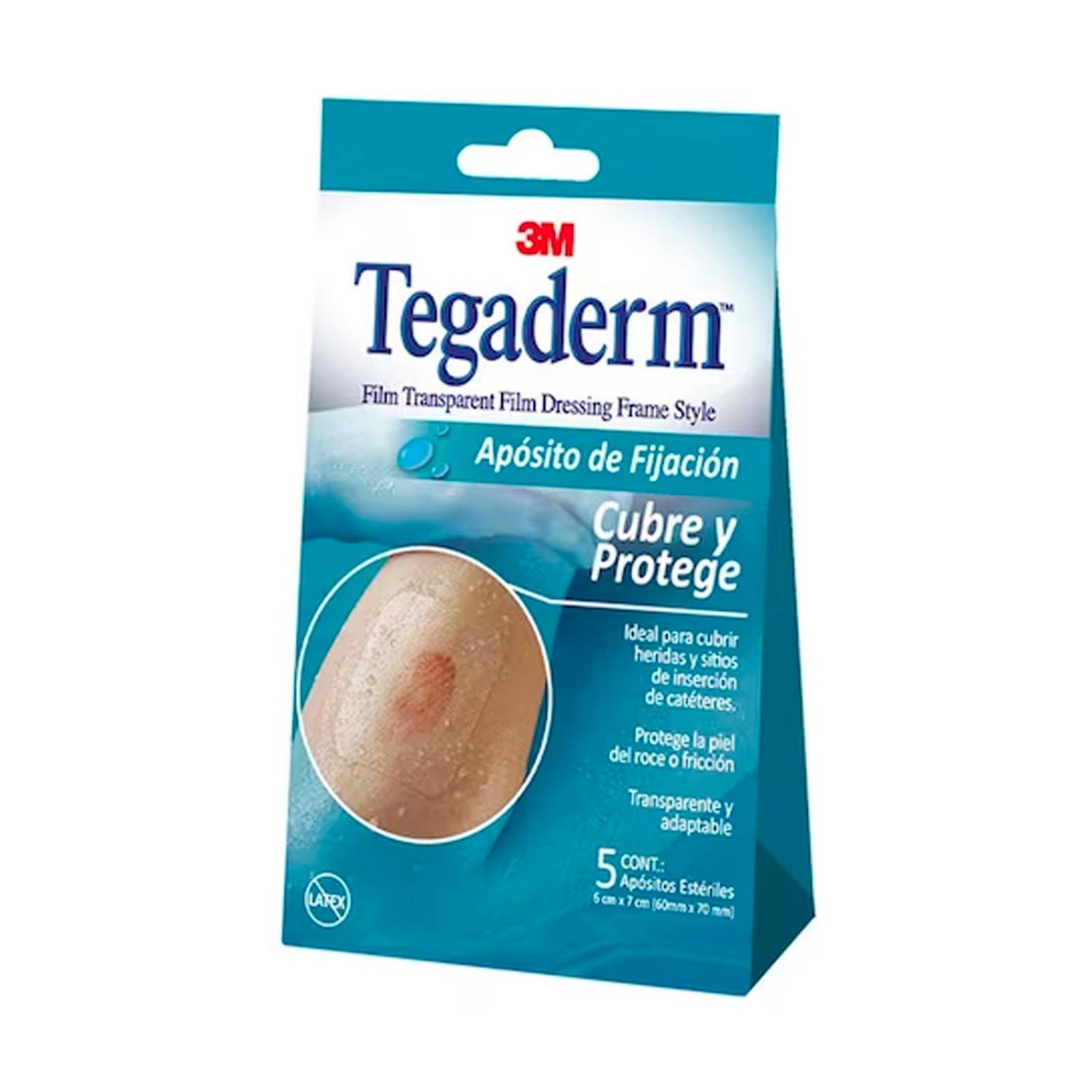 Apósito Nexcare Tegaderm 5 piezas 