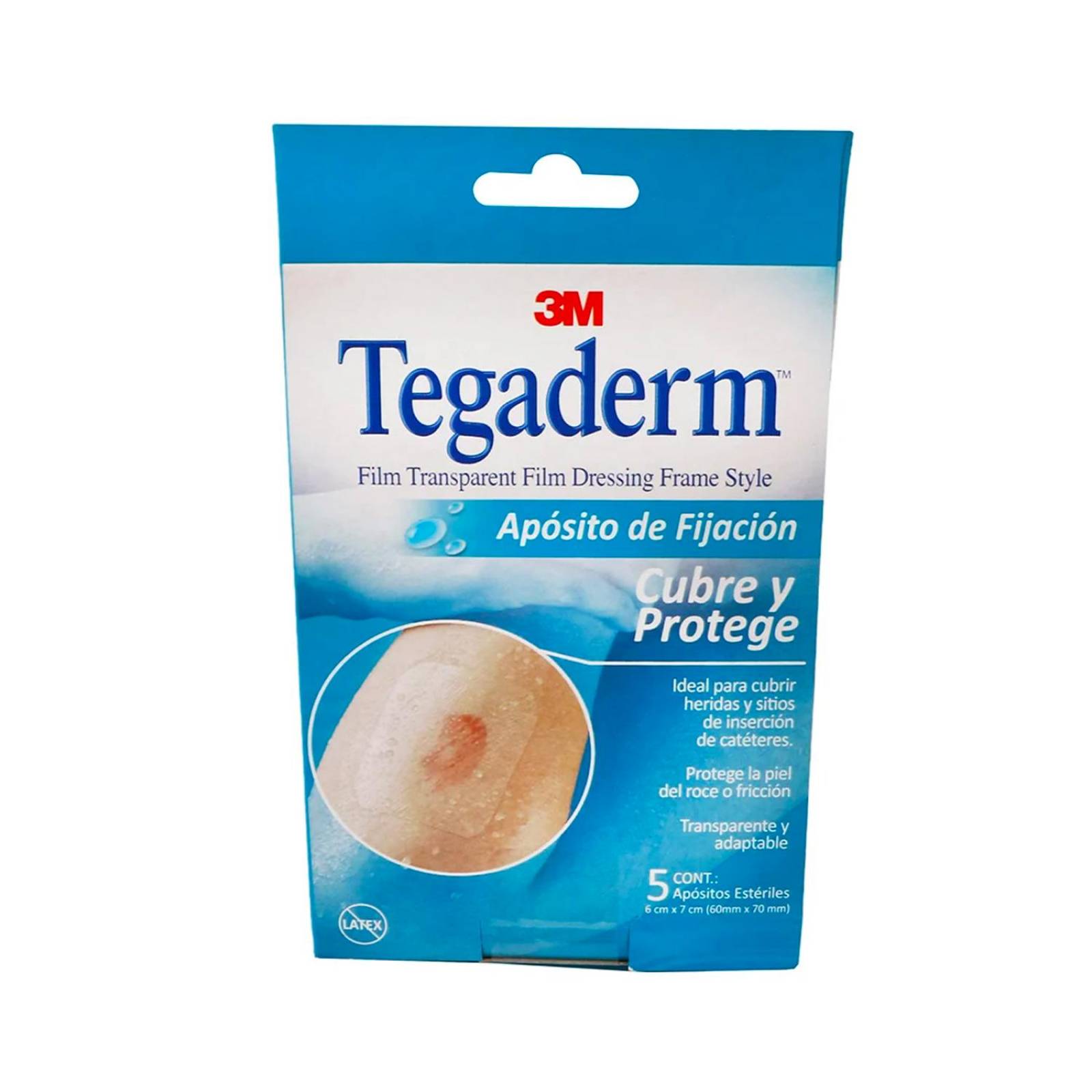 Apósito Nexcare Tegaderm 5 piezas 