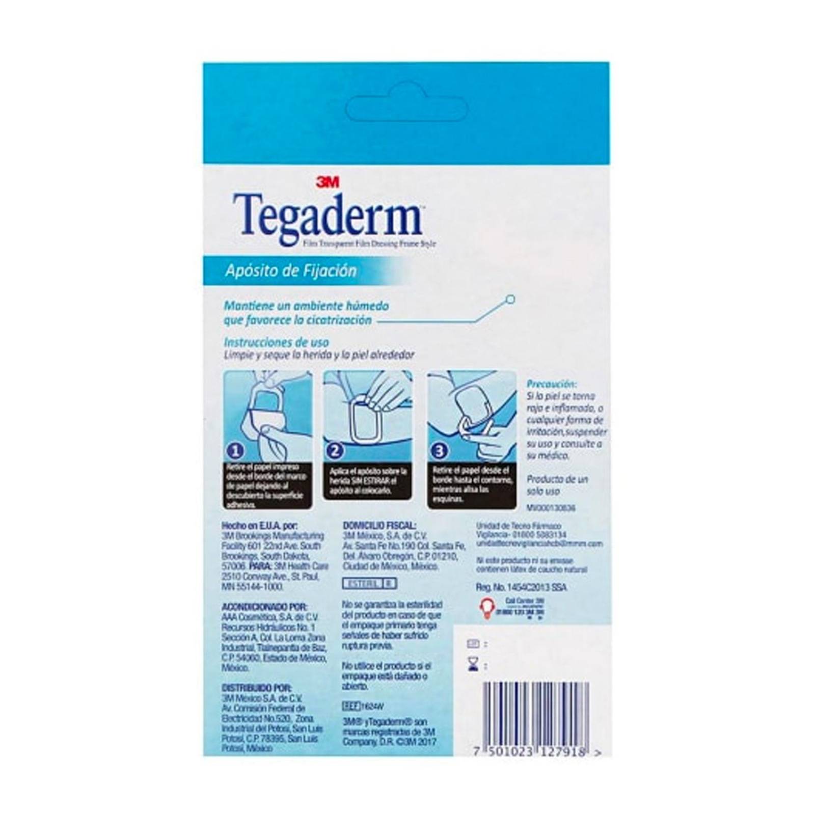 Apósito Nexcare Tegaderm 5 piezas 