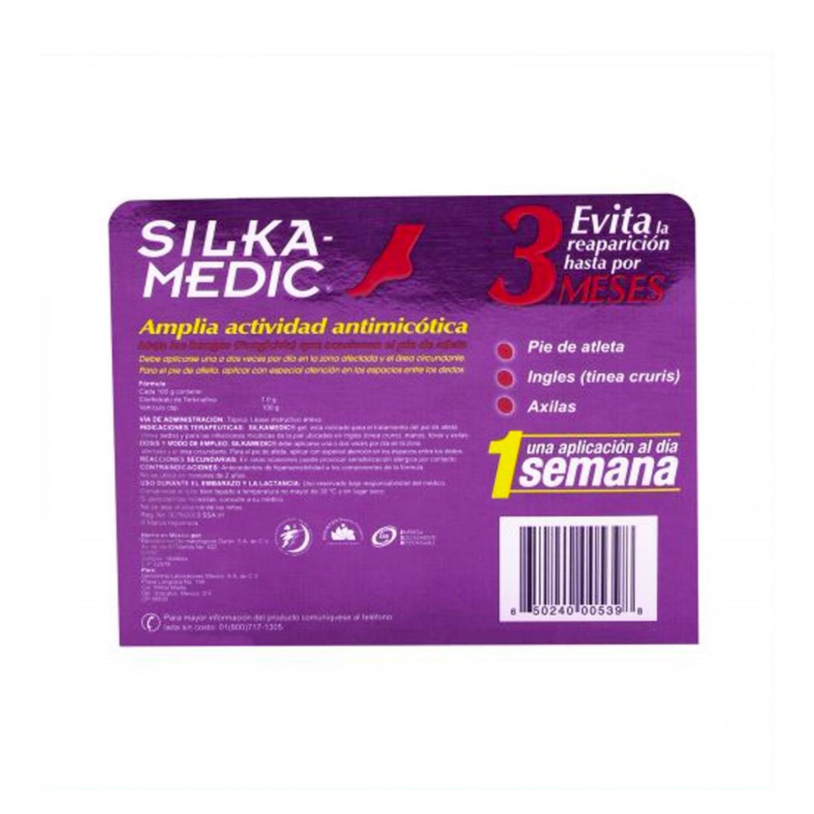 Gel Silka Medic Antimicótico 15 gr 