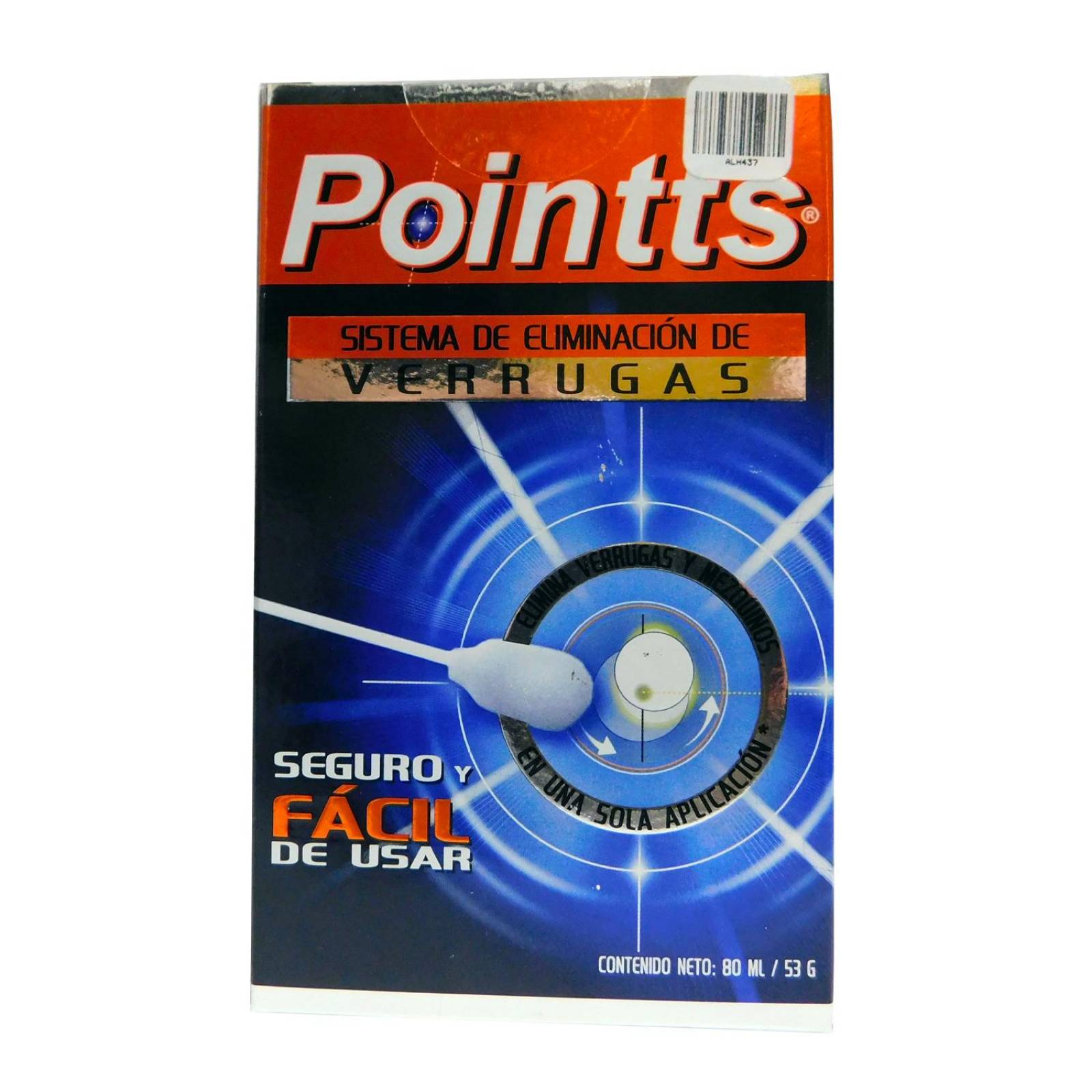 Sistema de Eliminación de Verrugas Pointts 80 ml